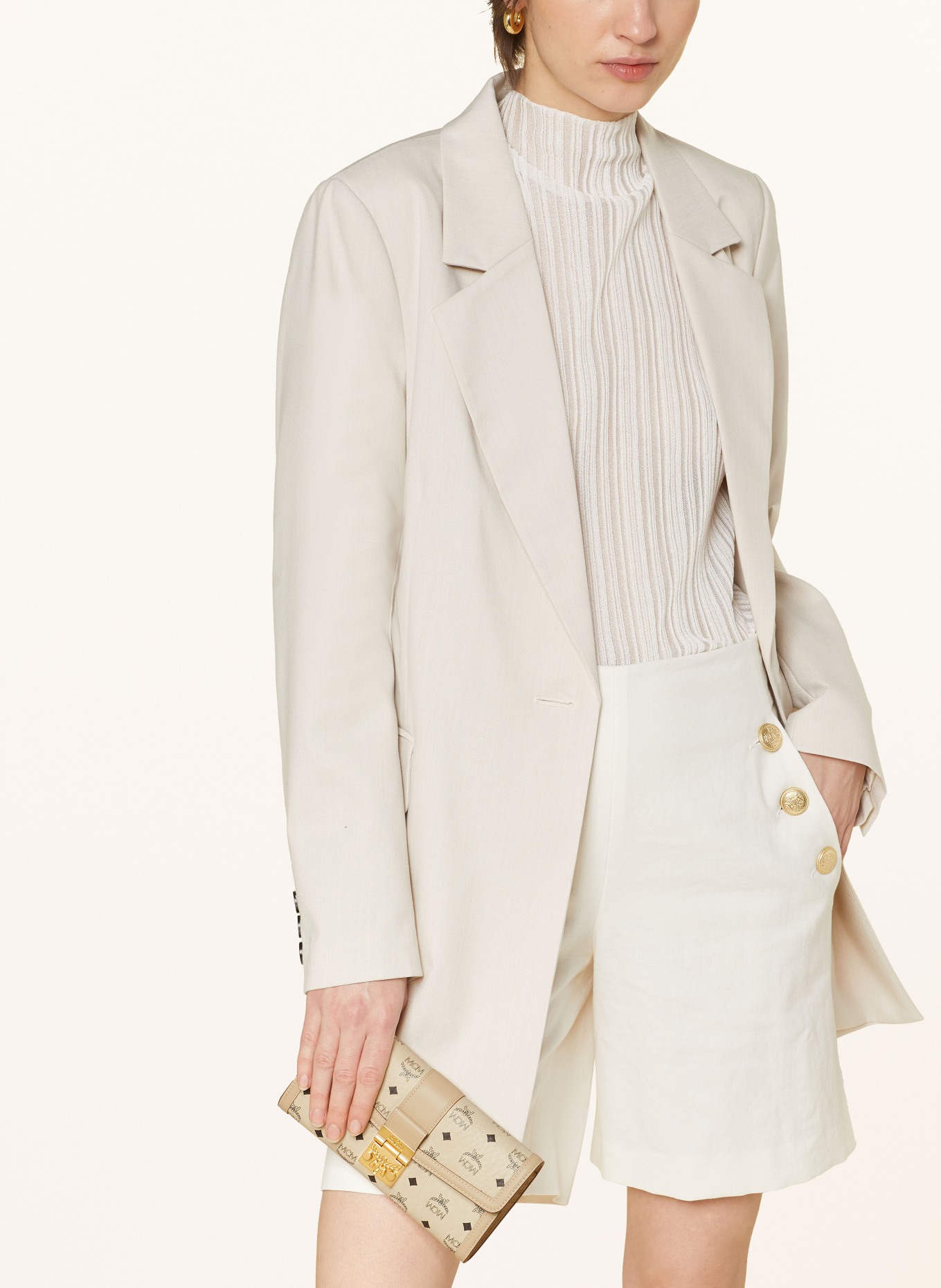 MCM Geldbörse TRACY zum Umhängen: ECRU