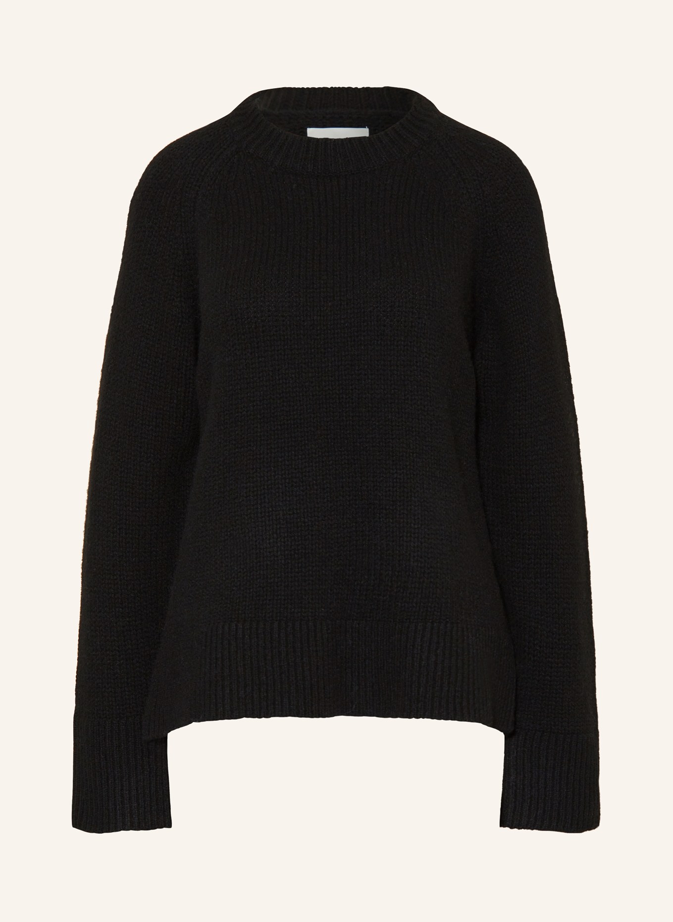 HOLZWEILER Sweater WILMA with cut-out, Color: BLACK (Image 1)