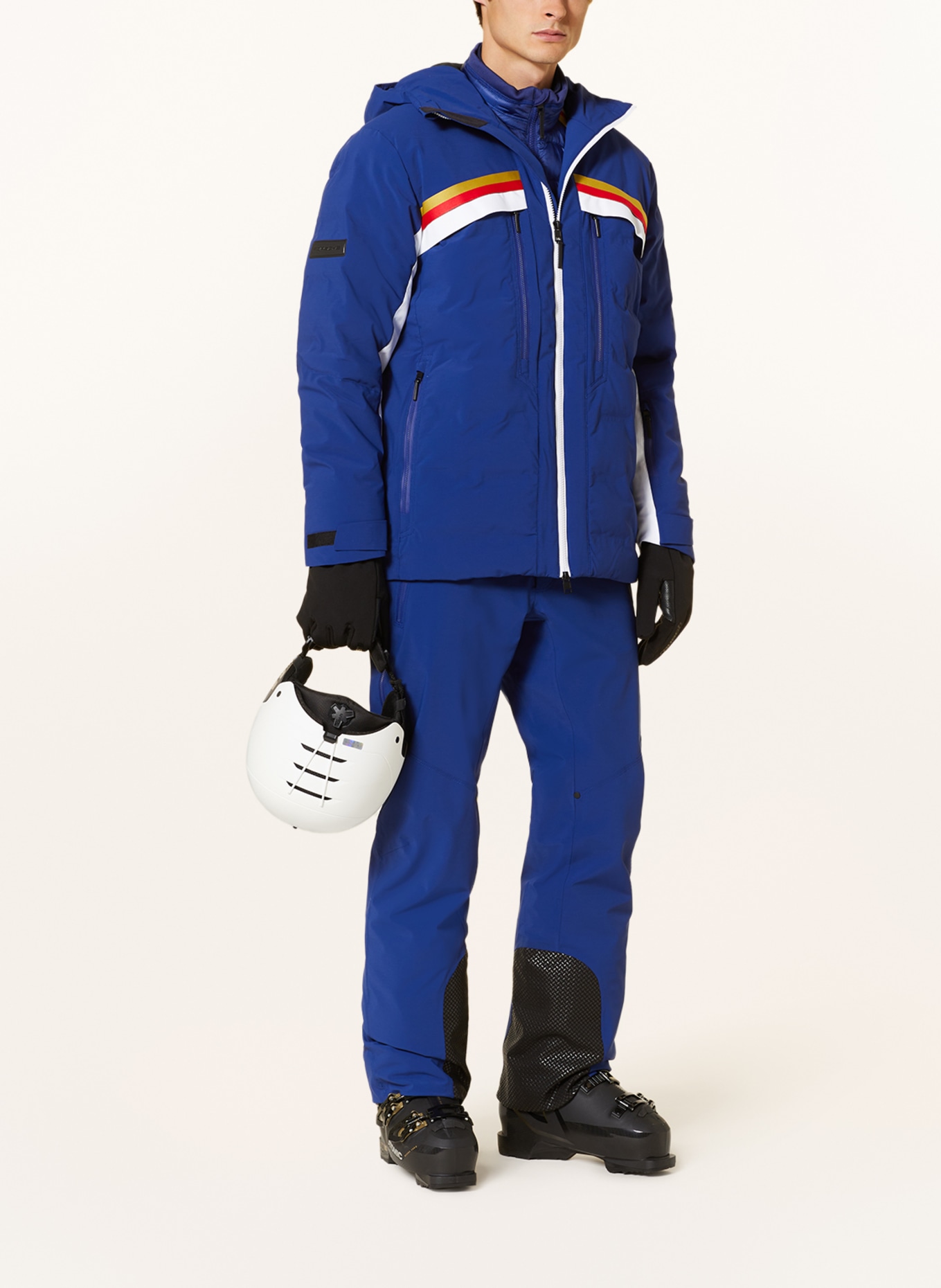 HEAD Ski jacket PORSCHE, Color: BLUE/ WHITE (Image 2)