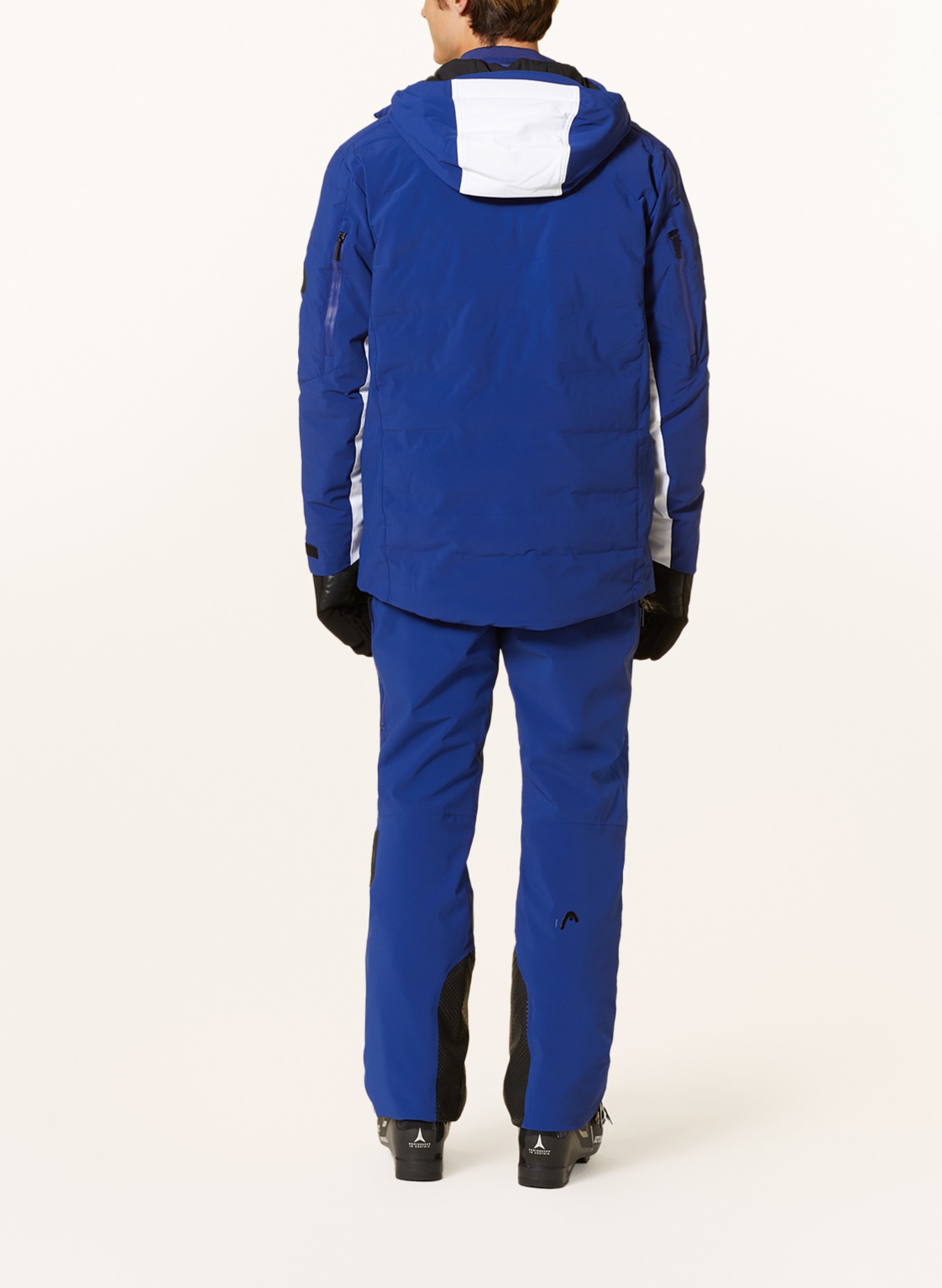 HEAD Ski jacket PORSCHE, Color: BLUE/ WHITE (Image 3)