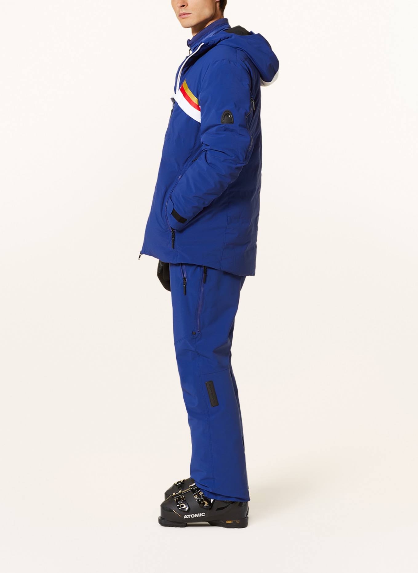 HEAD Ski jacket PORSCHE, Color: BLUE/ WHITE (Image 4)
