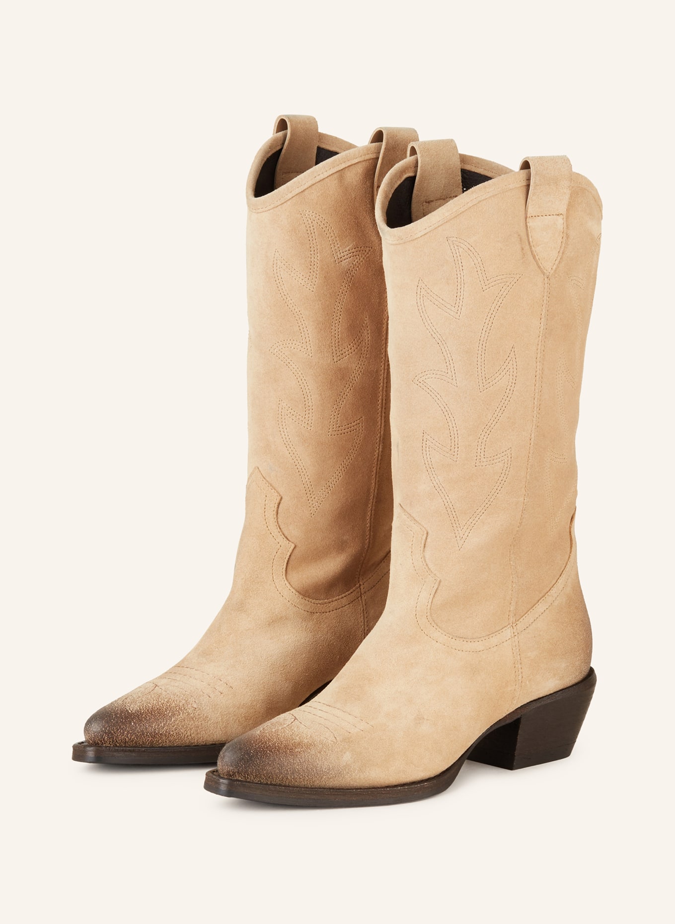 billi bi Cowboy Boots, Farbe: CAMEL (Bild 1)