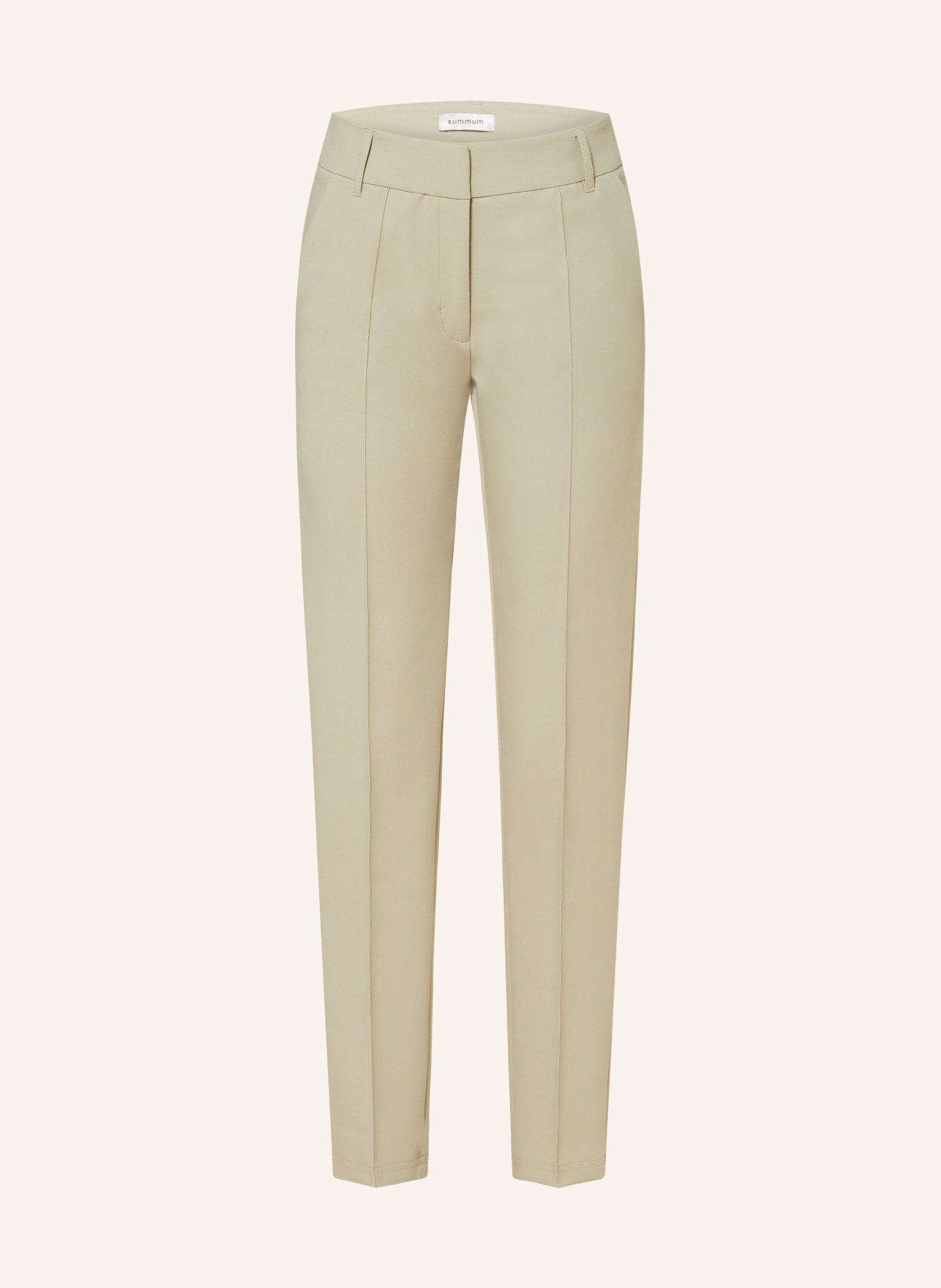 summum woman Trousers, Color: LIGHT GREEN (Image 1)