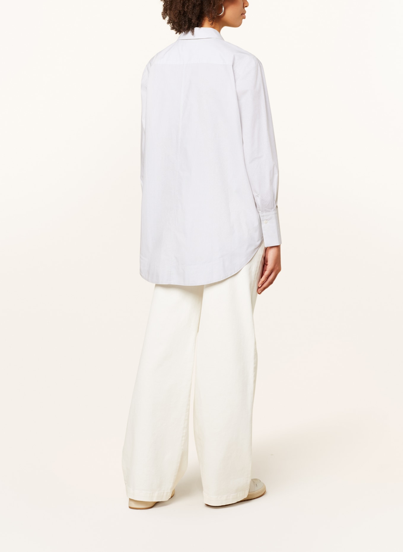 ARMEDANGELS Shirt blouse EASSAAL, Color: LIGHT PURPLE/ WHITE (Image 3)
