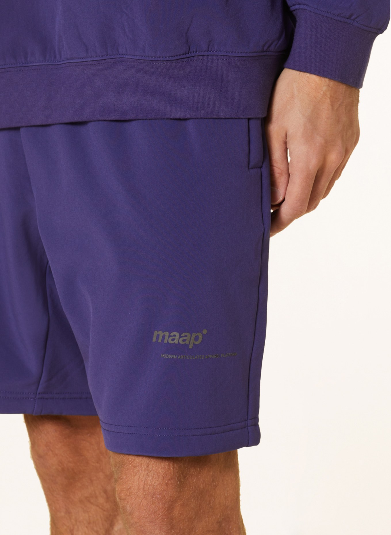 MAAP Shorts TRAINING, Color: DARK PURPLE (Image 5)