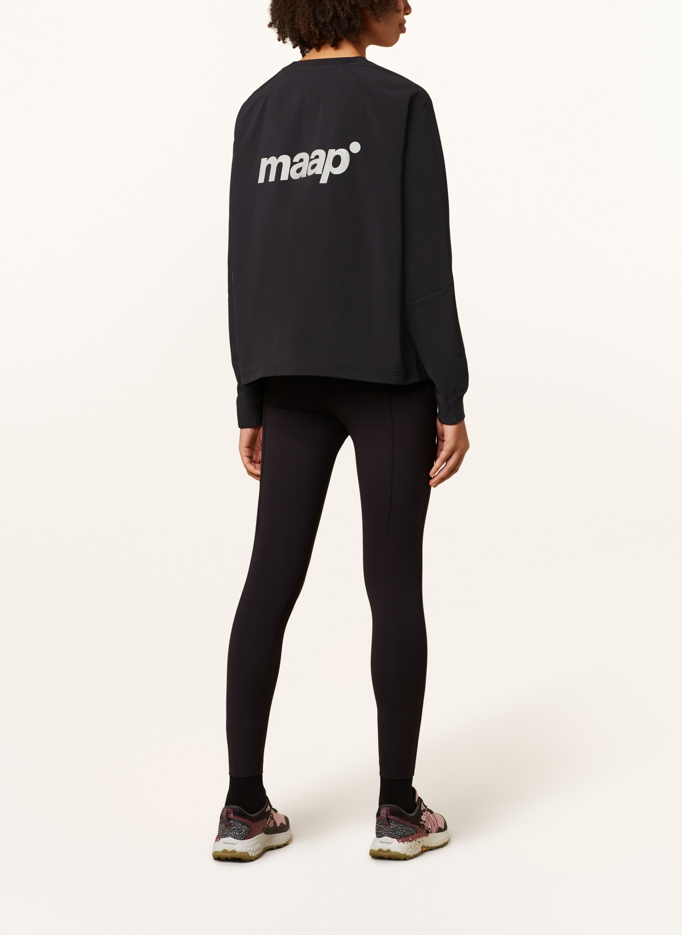 MAAP Sweatshirt TRAINING CREW, Color: BLACK/ SILVER (Image 3)