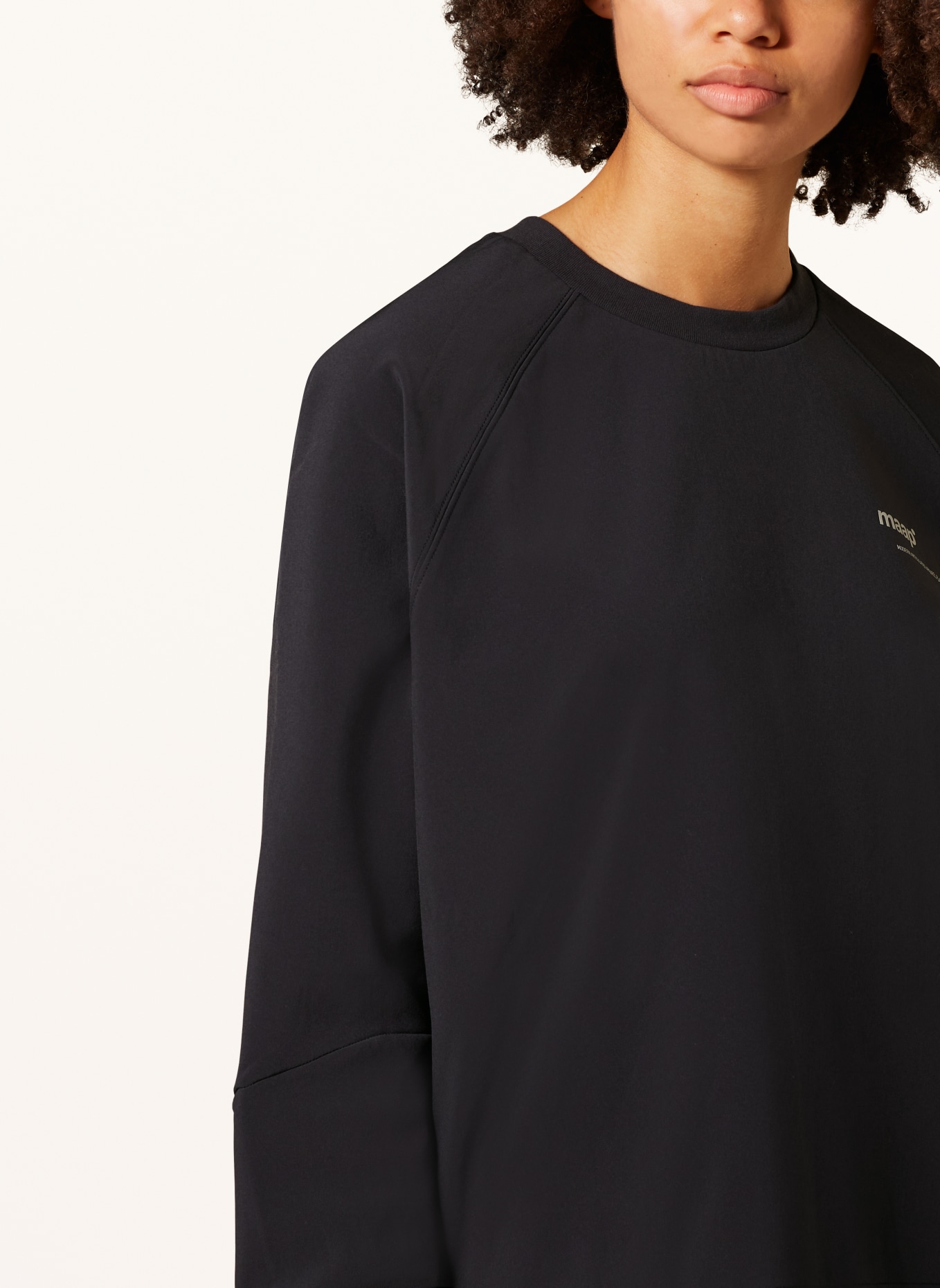 MAAP Sweatshirt TRAINING CREW, Color: BLACK/ SILVER (Image 4)