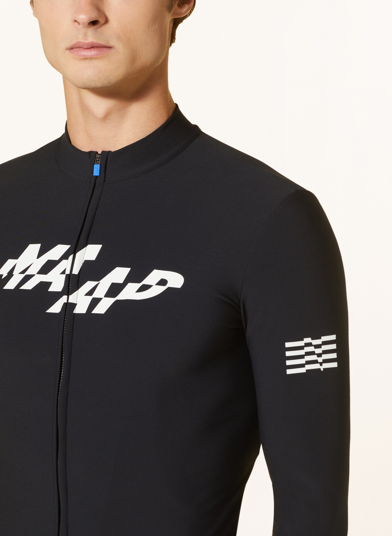 MAAP Thermal cycling jersey FRAGMENT THERMAL, Color: BLACK/ WHITE (Image 4)