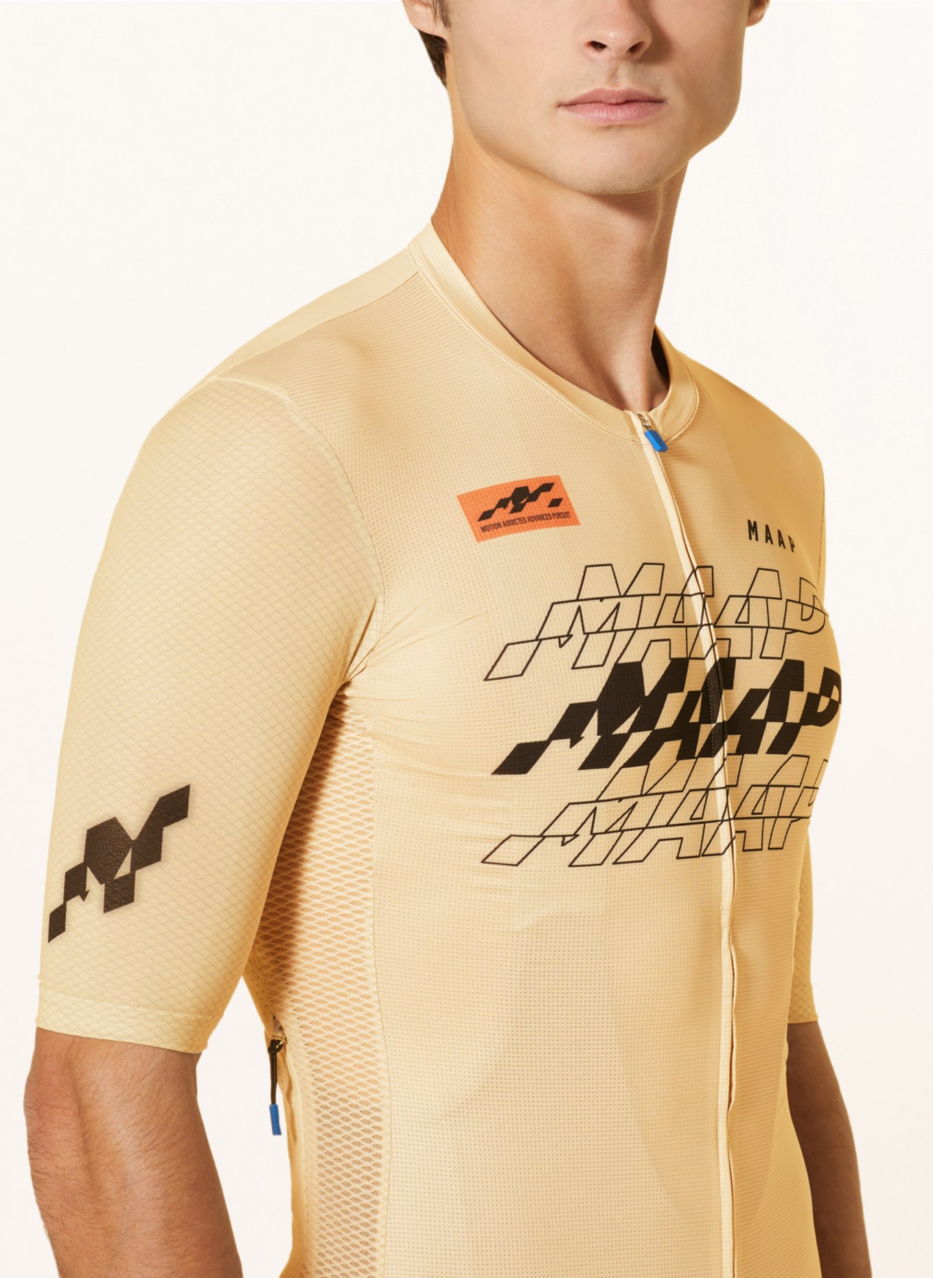 MAAP Cycling jersey FRAGMENT PRO AIR, Color: BEIGE (Image 4)