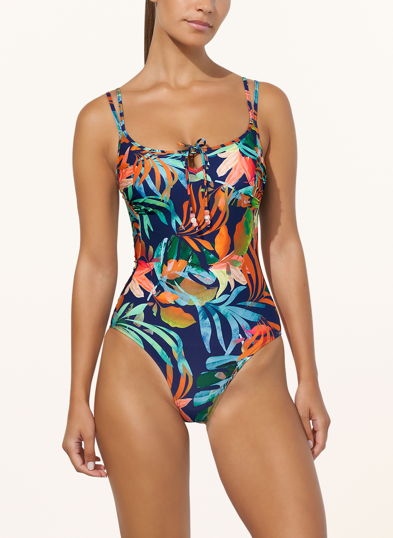 Lidea Swimsuit SEA BLUES, Color: BLUE/ ORANGE/ GREEN (Image 5)