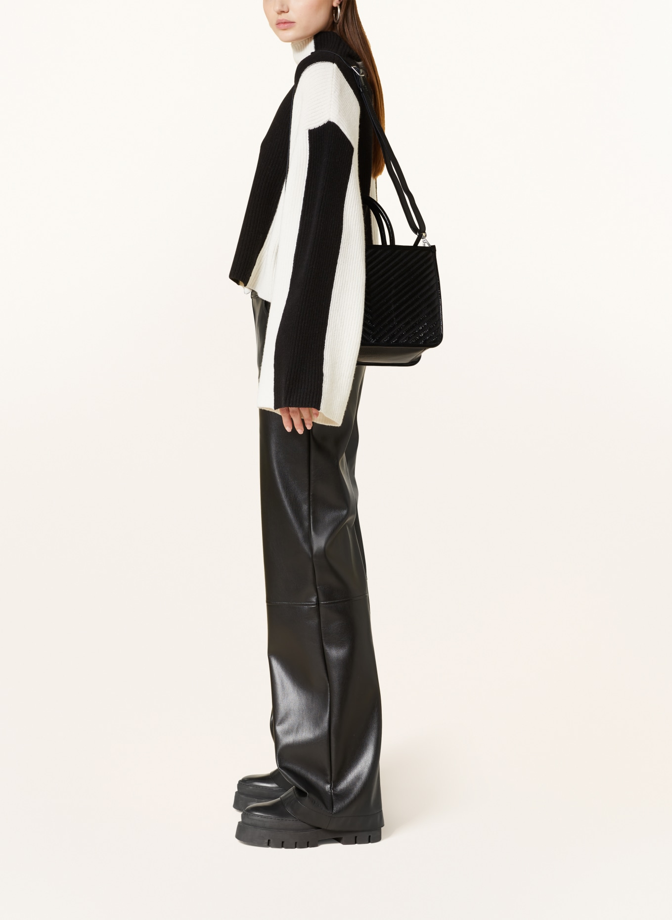 LES VISIONNAIRES Handbag LENA, Color: BLACK (Image 5)