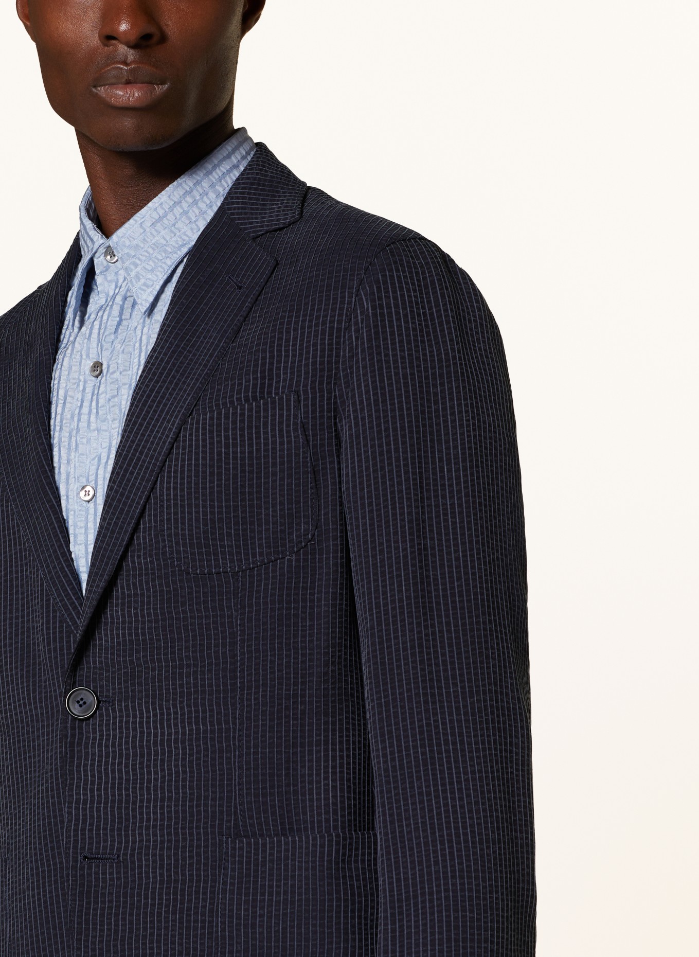 GIORGIO ARMANI Tailored jacket extra slim fit, Color: FBWF Night Sky (Image 5)