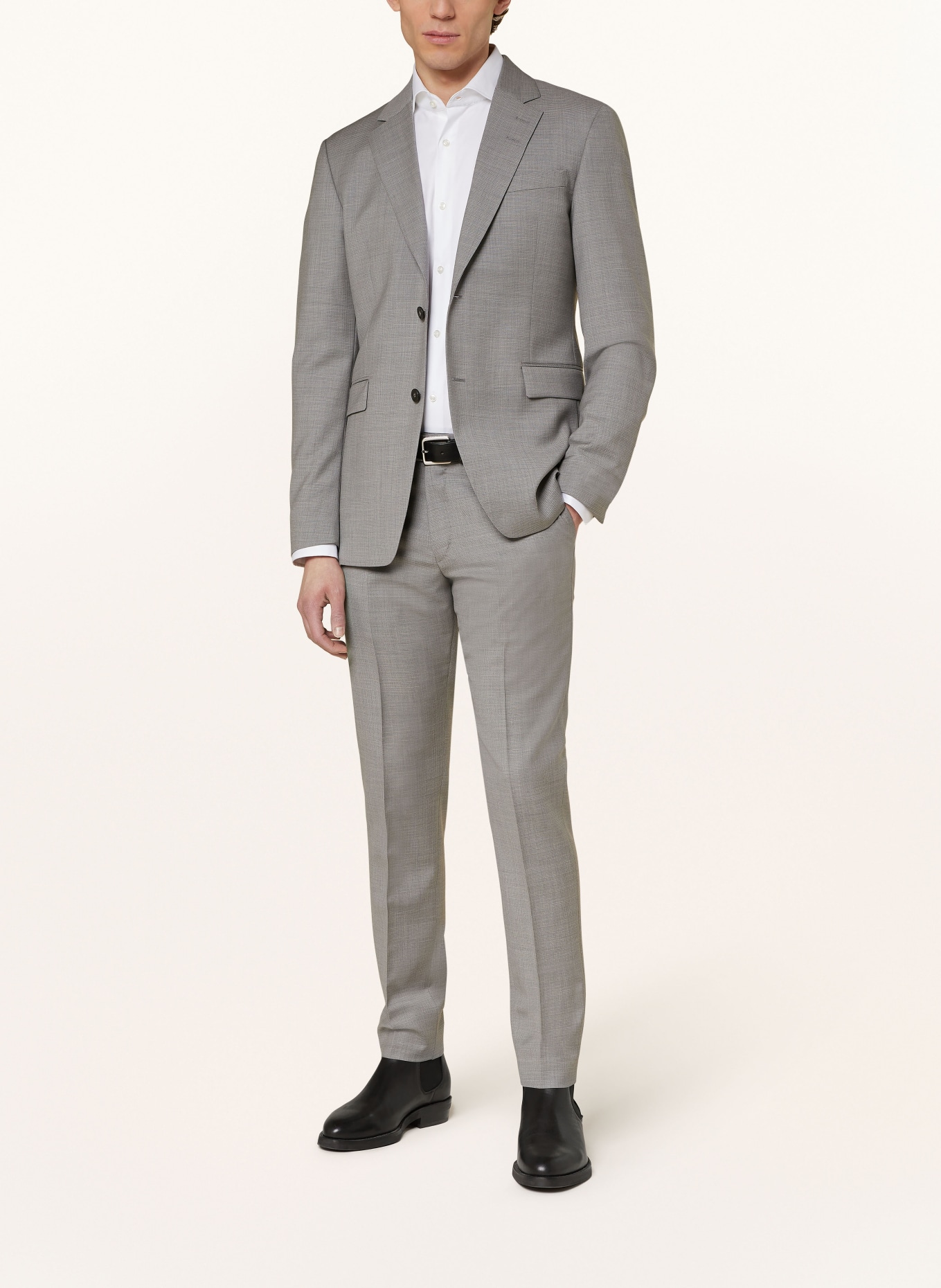 TIGER OF SWEDEN Oblekové kalhoty TENUTA Slim Fit, Barva: M04 Light Grey Melange (Obrázek 2)
