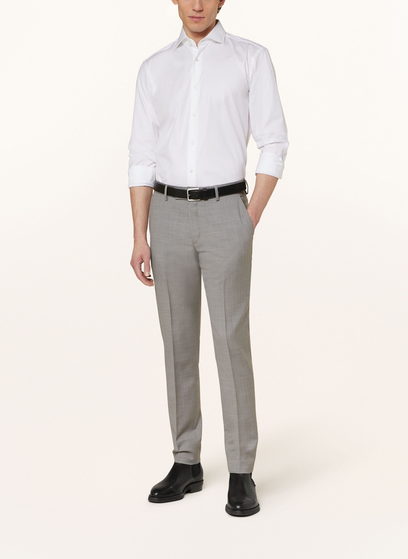 TIGER OF SWEDEN Oblekové kalhoty TENUTA Slim Fit, Barva: M04 Light Grey Melange (Obrázek 3)