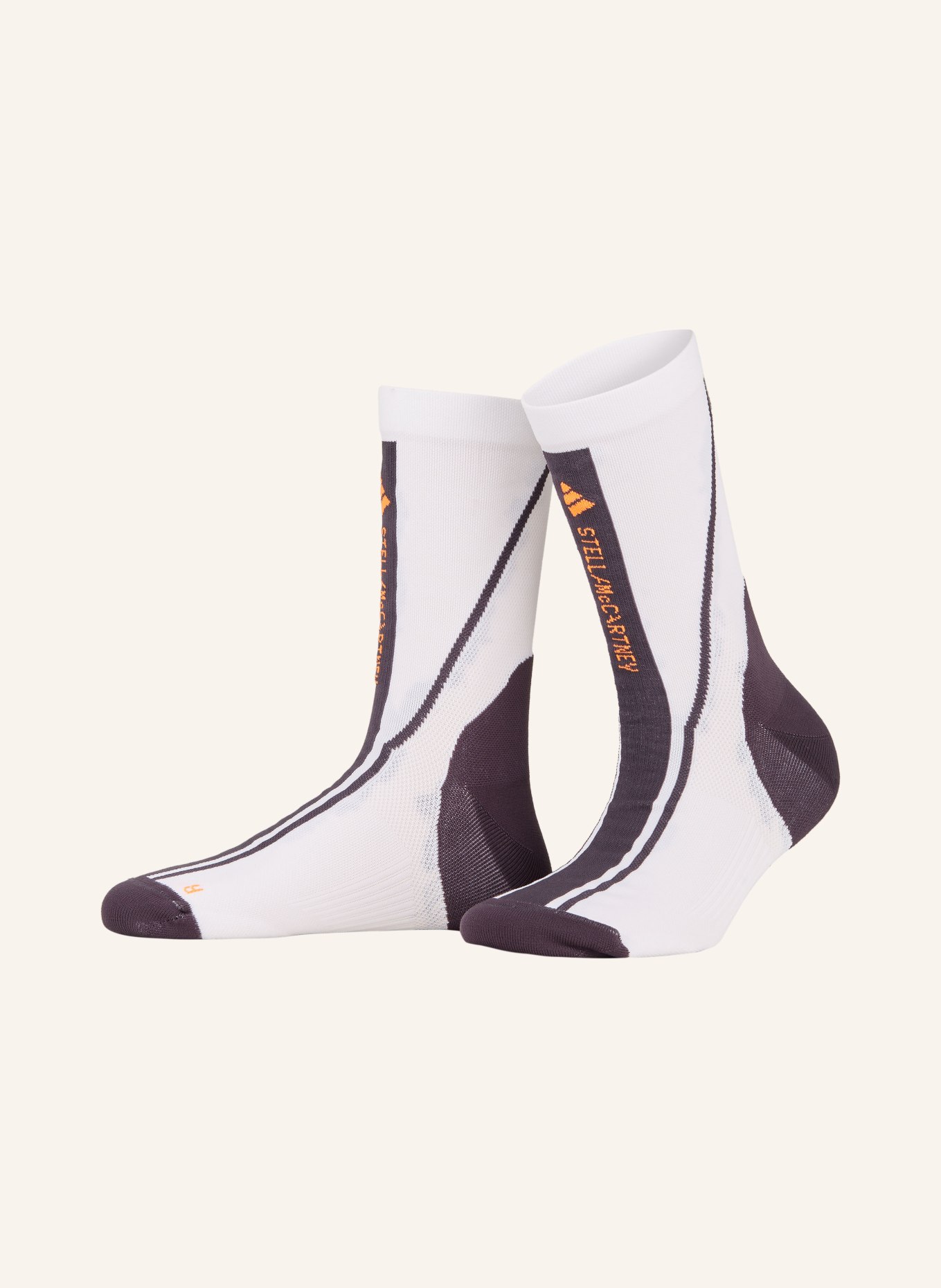 adidas by Stella McCartney Socken ASMC, Farbe: WHITE/UTIBLK/SIORME (Bild 1)