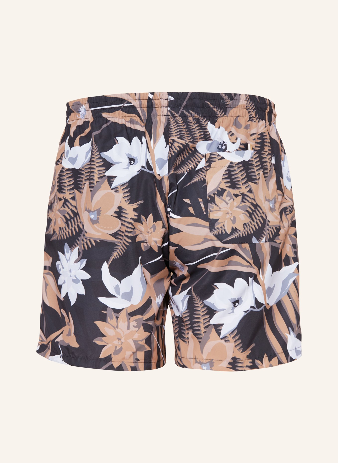 BOSS Swim shorts PIRANHA, Color: BEIGE/ CAMEL/ BLACK (Image 2)