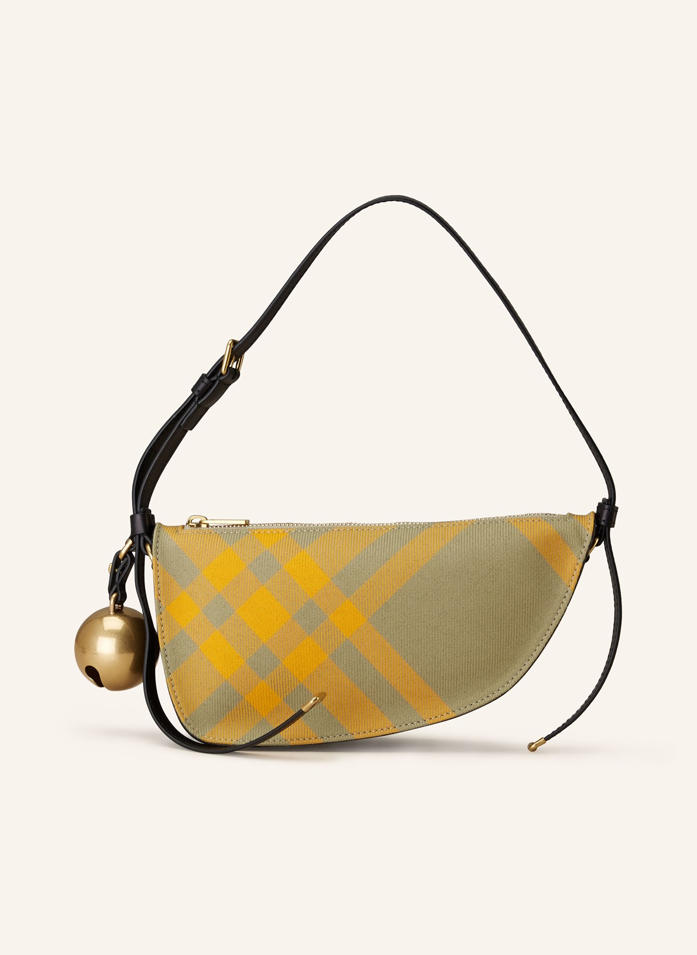 BURBERRY Shoulder bag SHIELD, Color: OLIVE/ DARK YELLOW (Image 1)