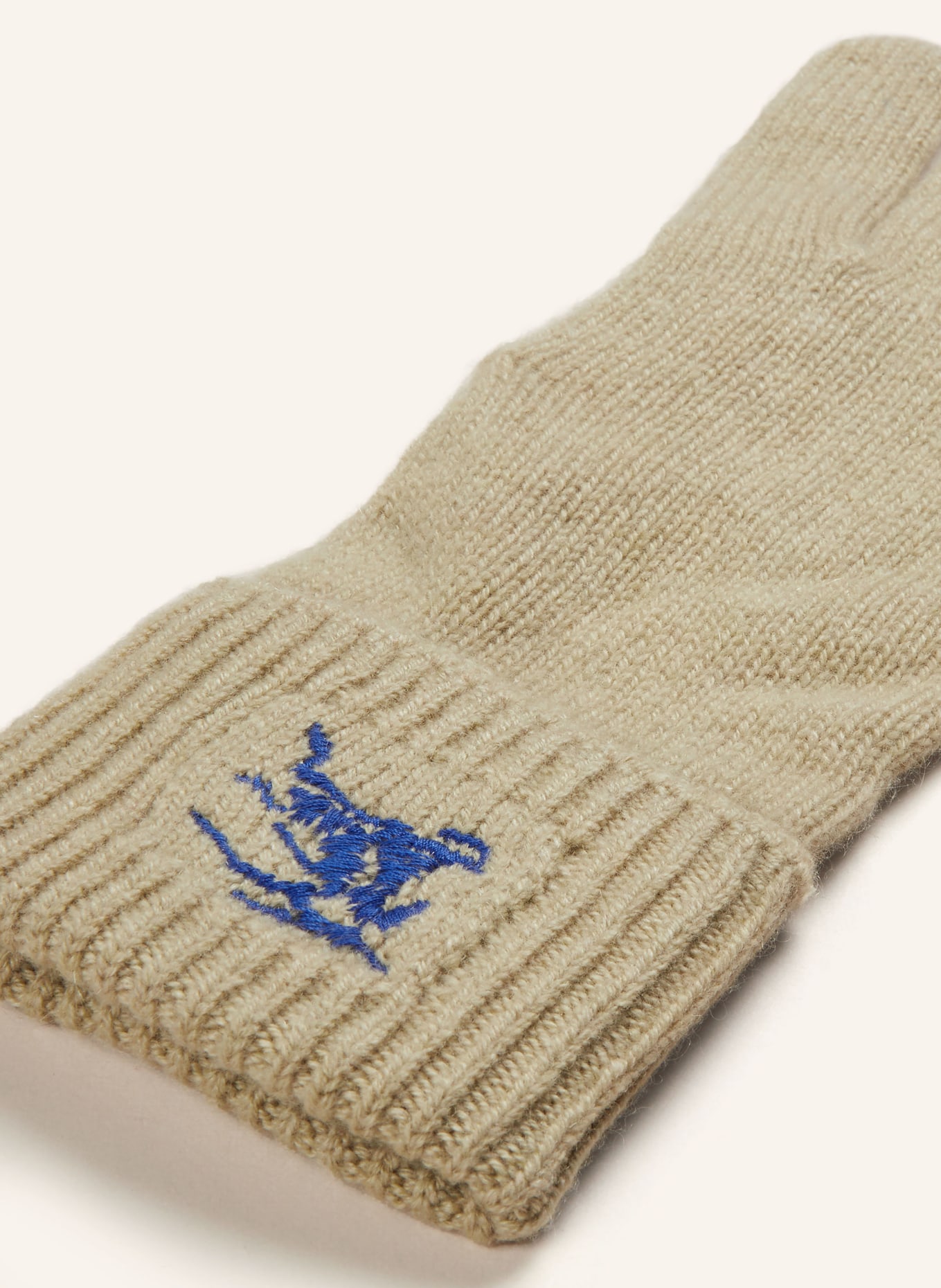 BURBERRY Cashmere-Handschuhe, Farbe: GRÜN (Bild 2)