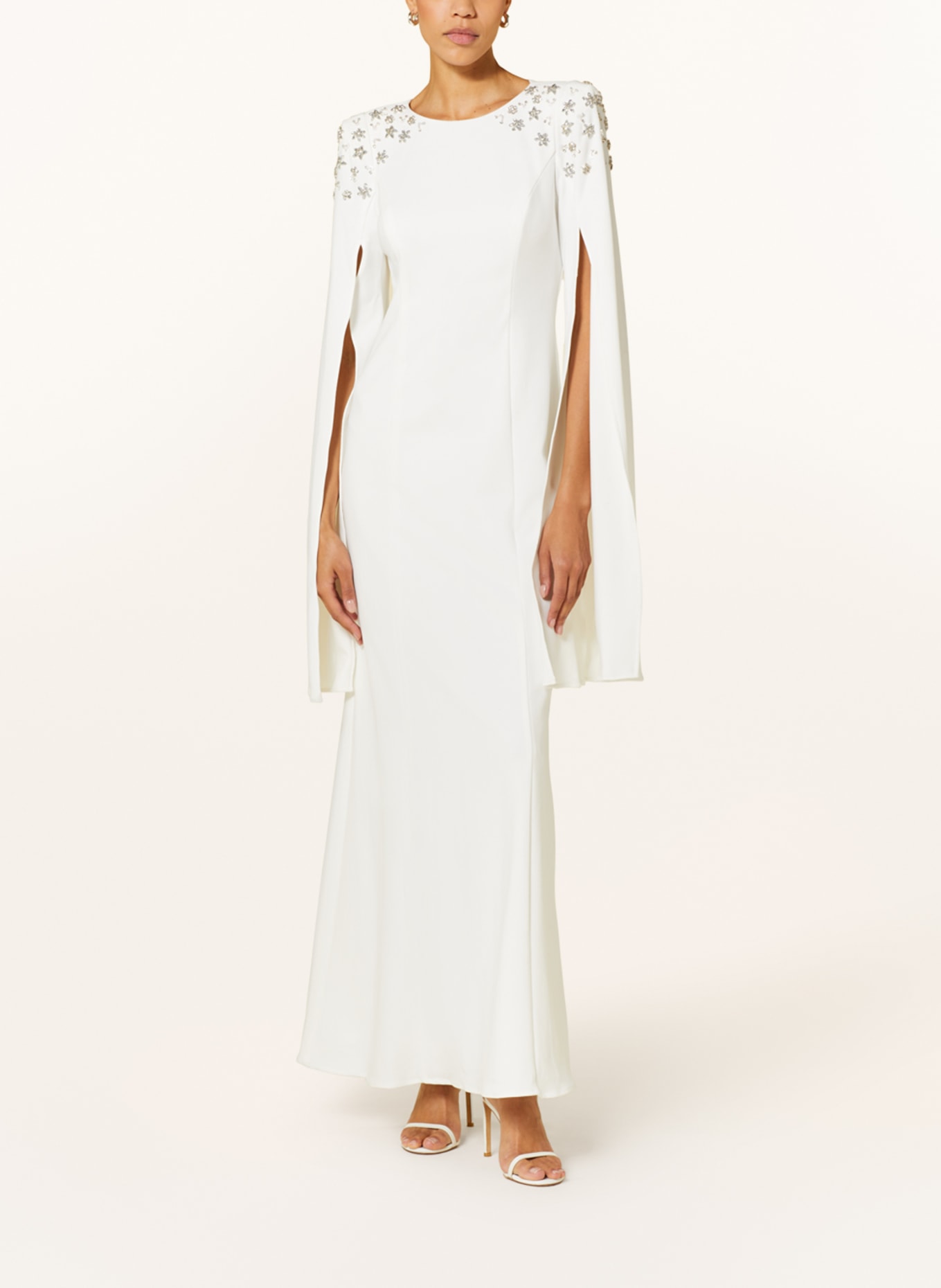 Adrianna papell top white gown