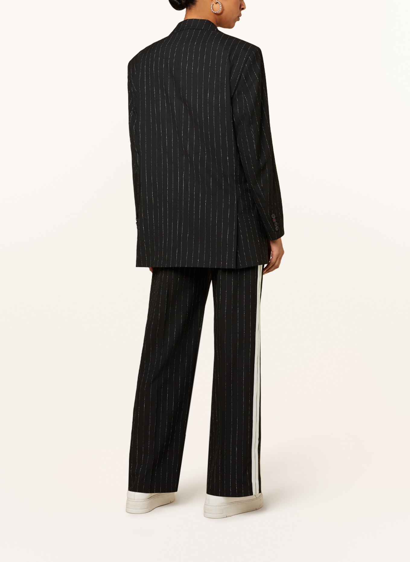 TOMMY HILFIGER Oversized blazer, Color: BLACK/ WHITE (Image 3)