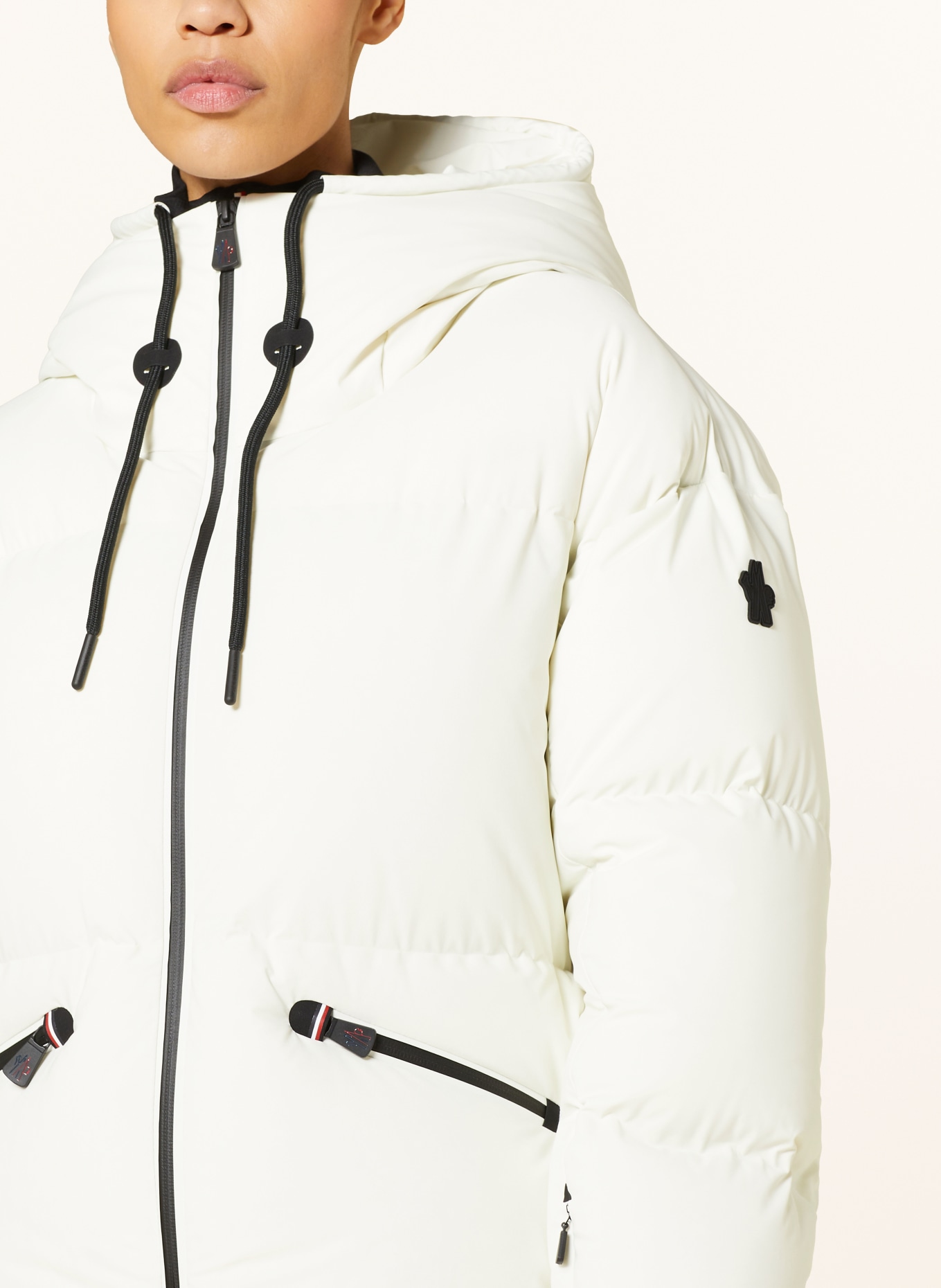 MONCLER GRENOBLE Down ski jacket ALLESAZ, Color: WHITE (Image 5)