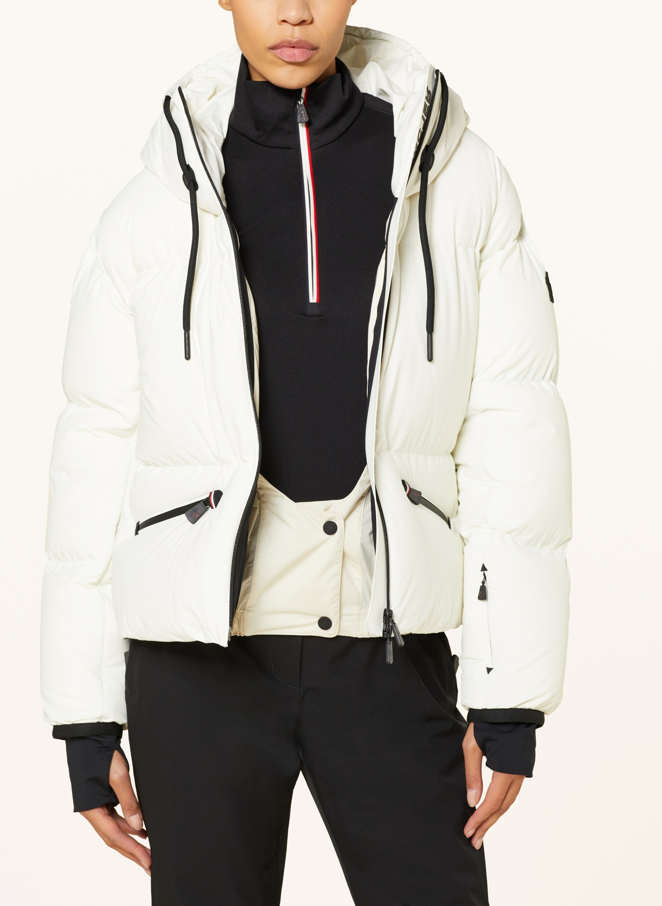 MONCLER GRENOBLE Down ski jacket ALLESAZ, Color: WHITE (Image 6)