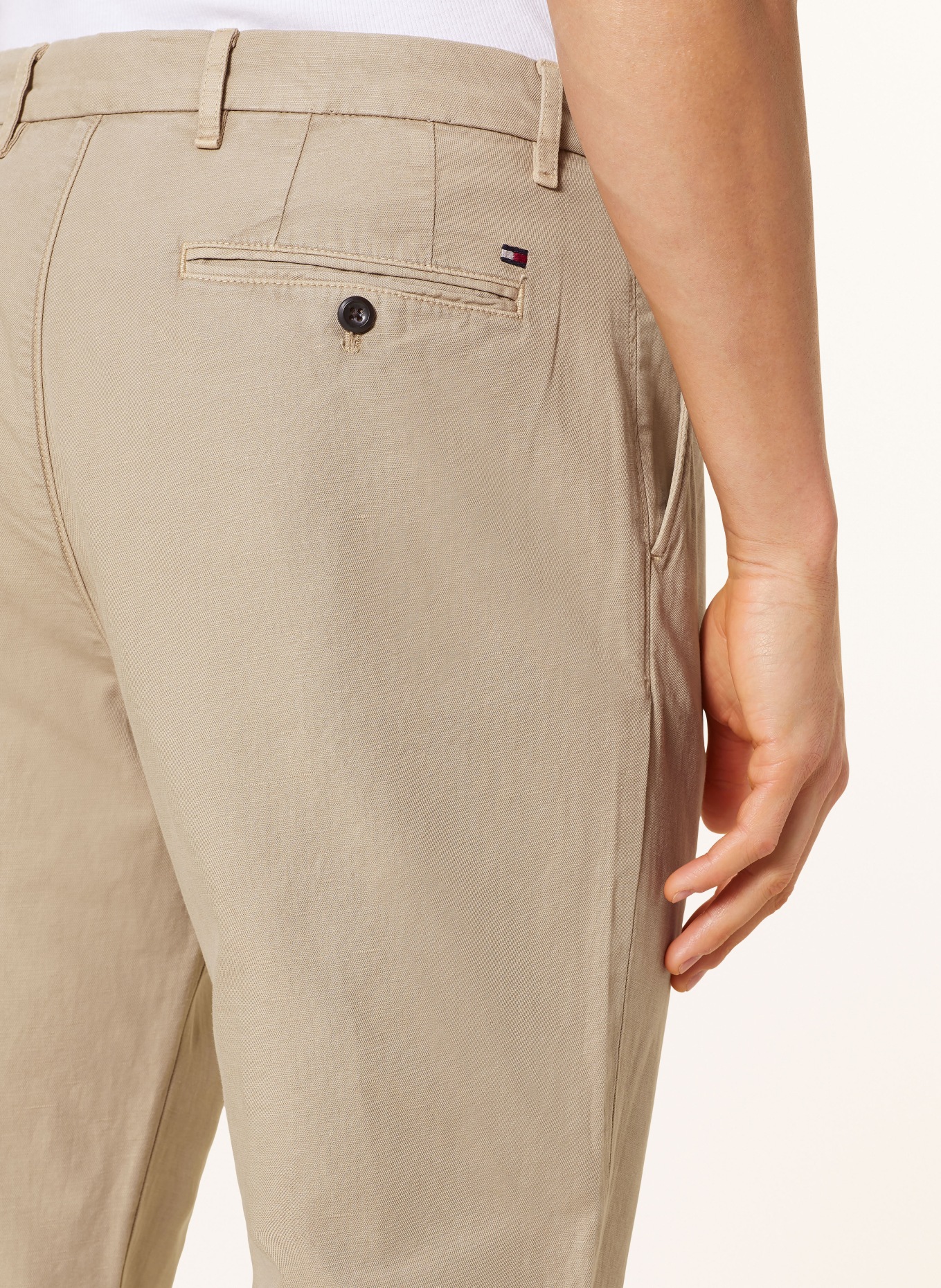 TOMMY HILFIGER Chinos relaxed tapered fit, Color: LIGHT BROWN (Image 6)