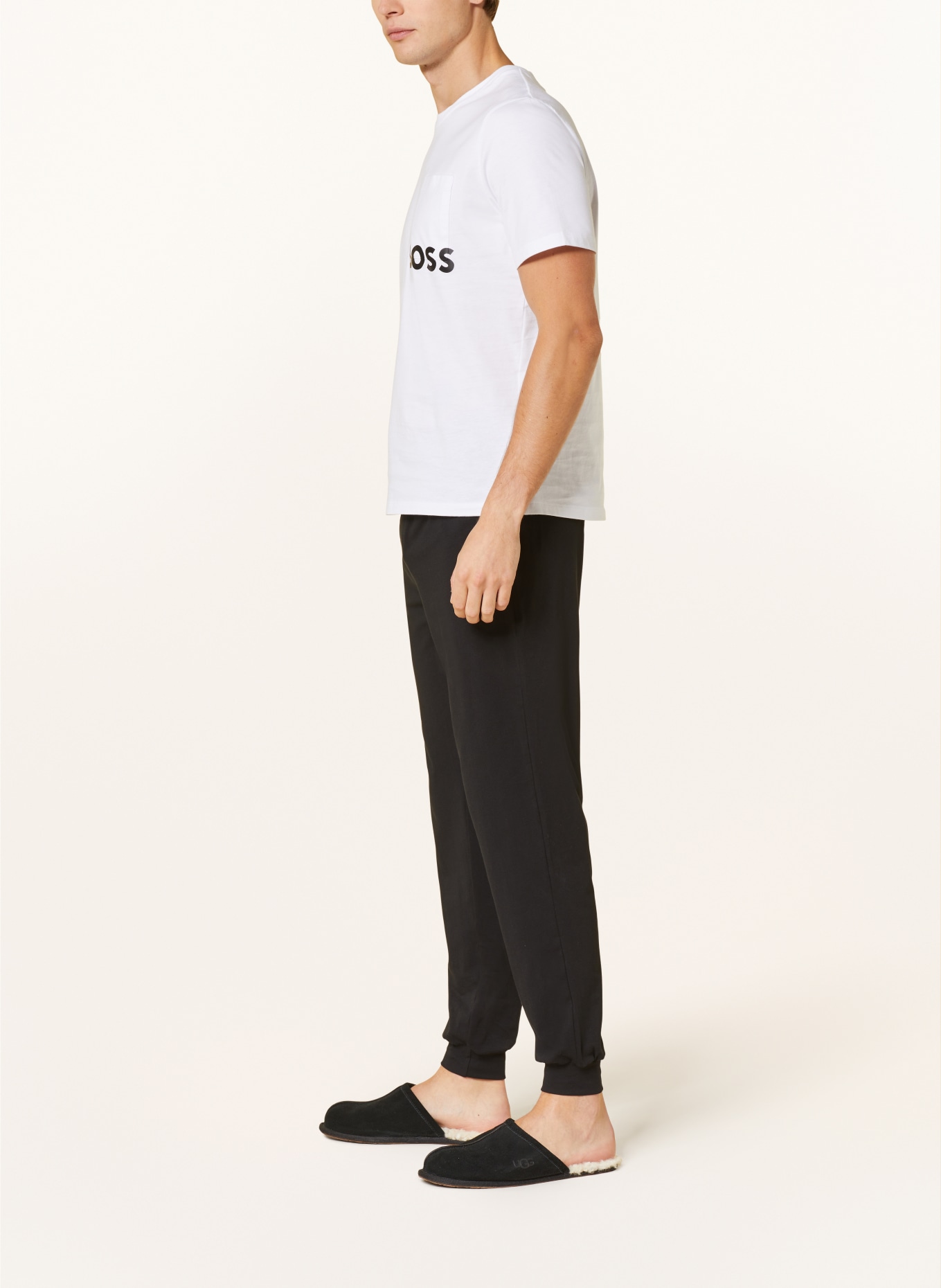 BOSS Pajama pants MIX & MATCH, Color: BLACK (Image 4)