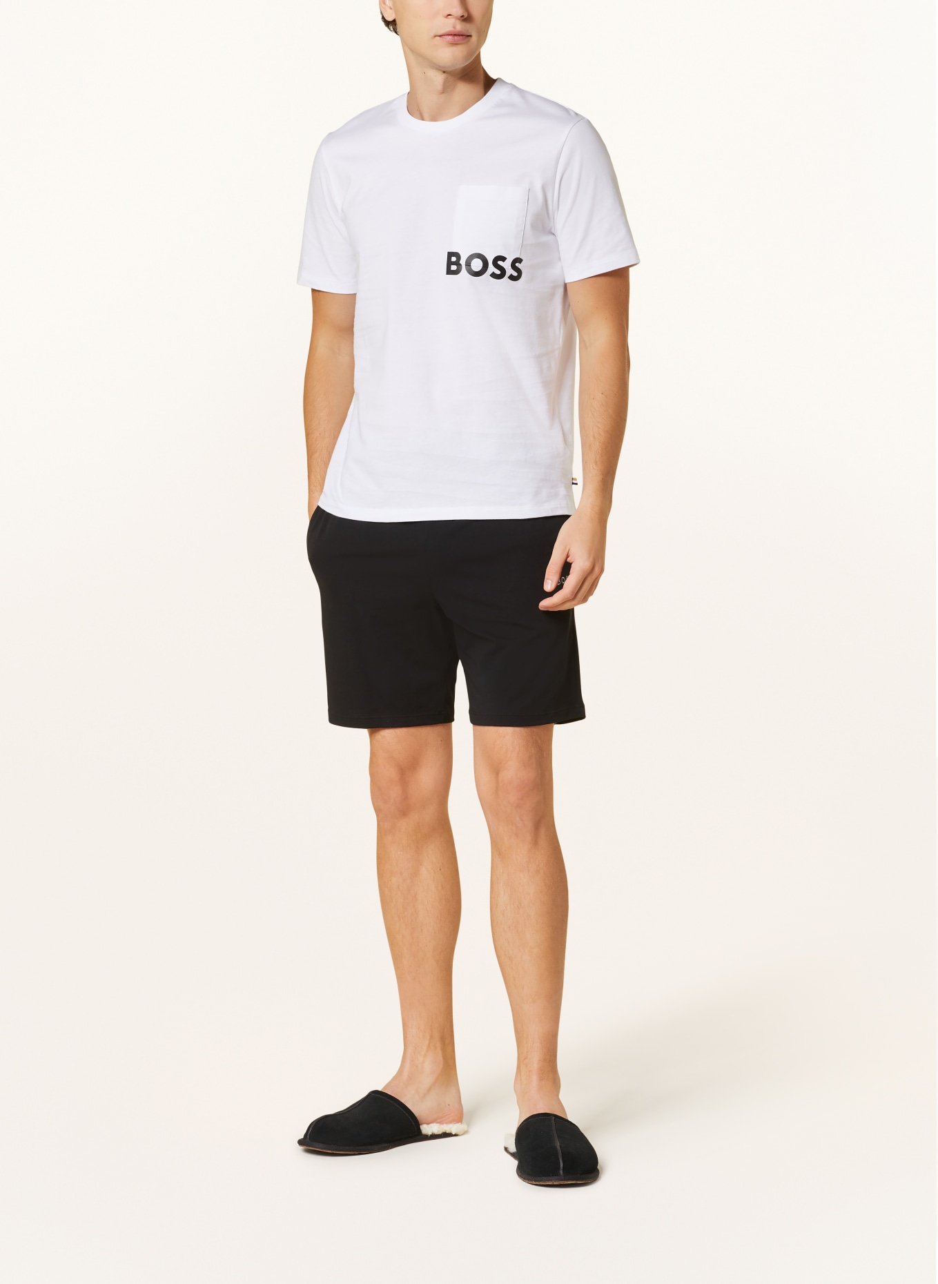 BOSS Pajama shorts MIX & MATCH, Color: BLACK (Image 2)