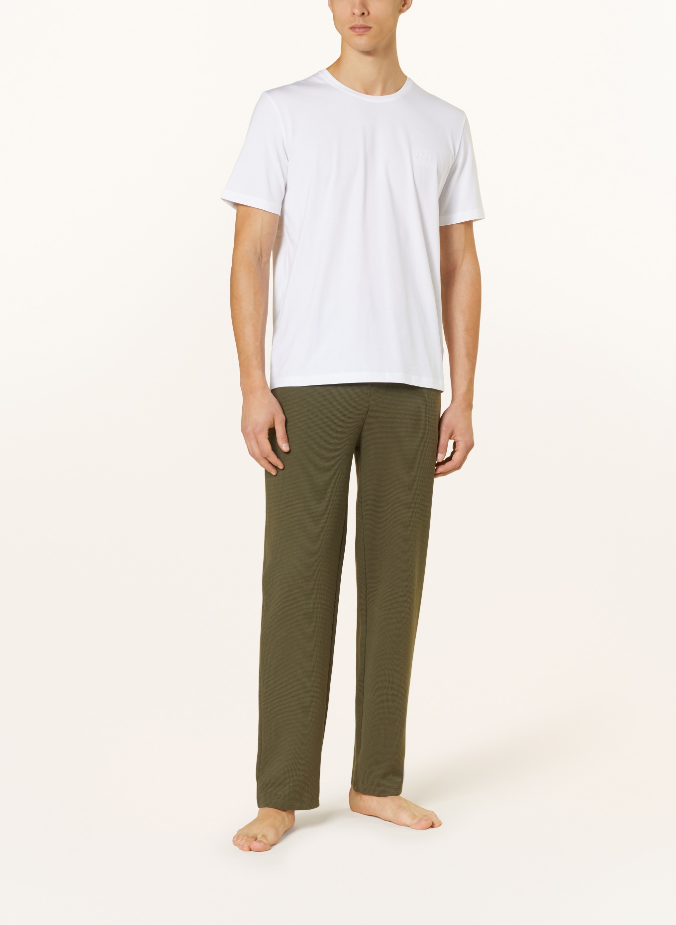 BOSS Pajama shirt, Color: WHITE (Image 2)