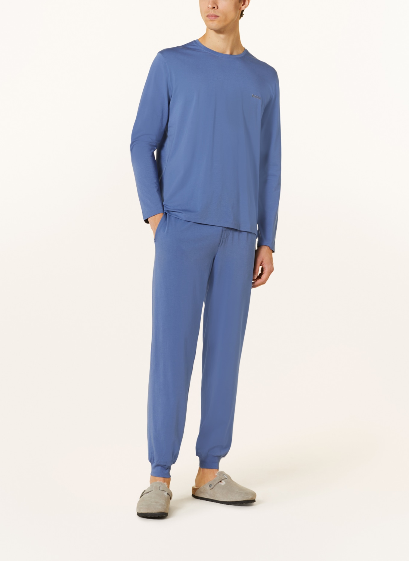 BOSS Pajama shirt MIX&MATCH, Color: BLUE GRAY (Image 2)