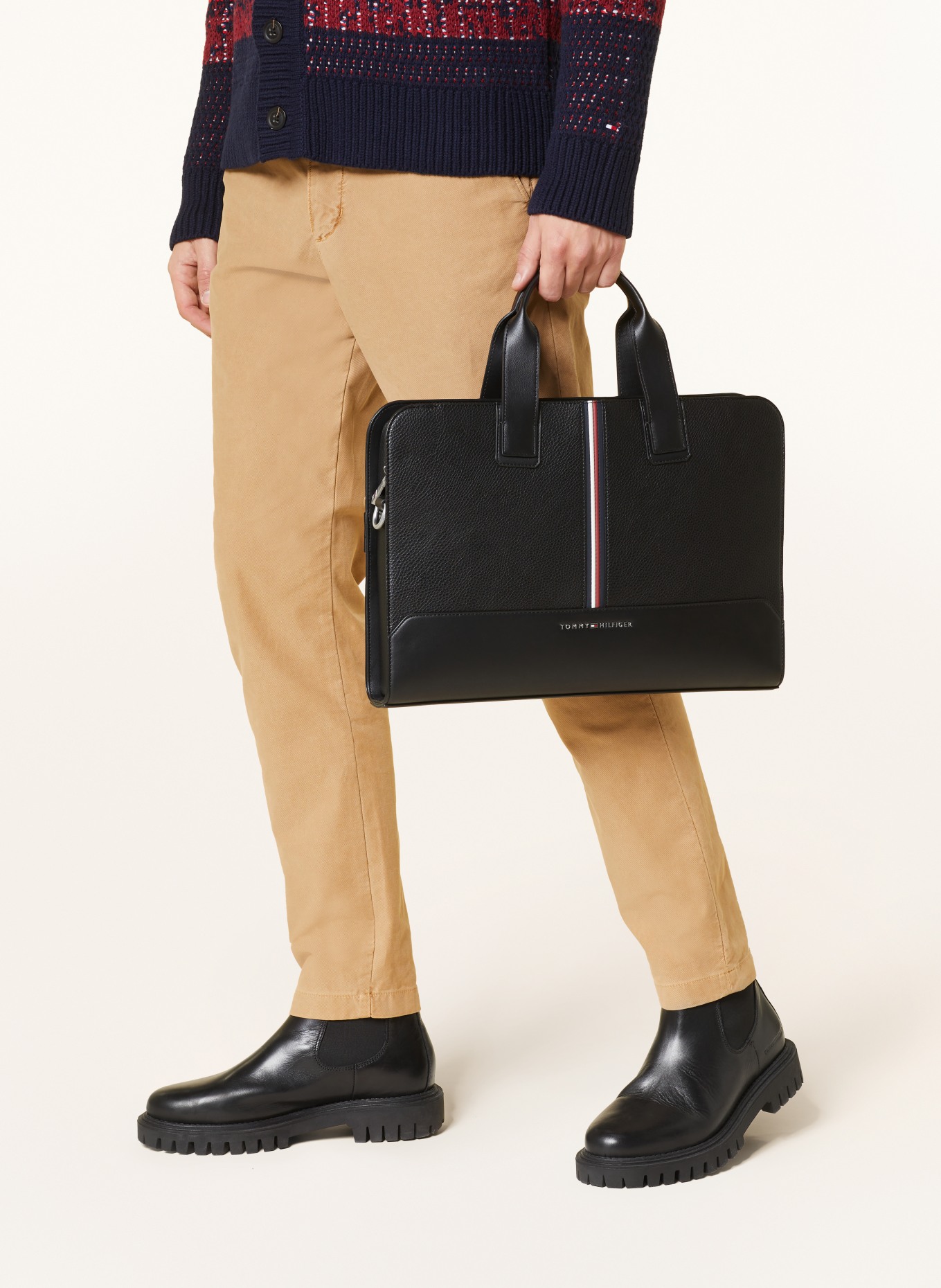 TOMMY HILFIGER Business bag, Color: BLACK (Image 4)