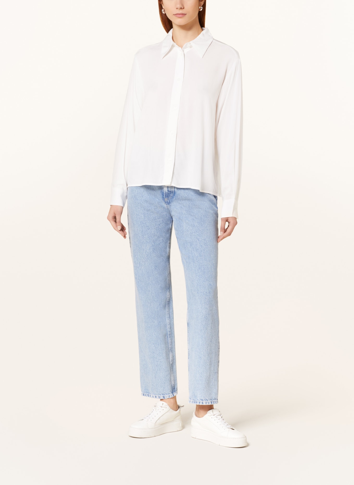 Marc O'Polo DENIM Shirt blouse, Color: WHITE (Image 2)