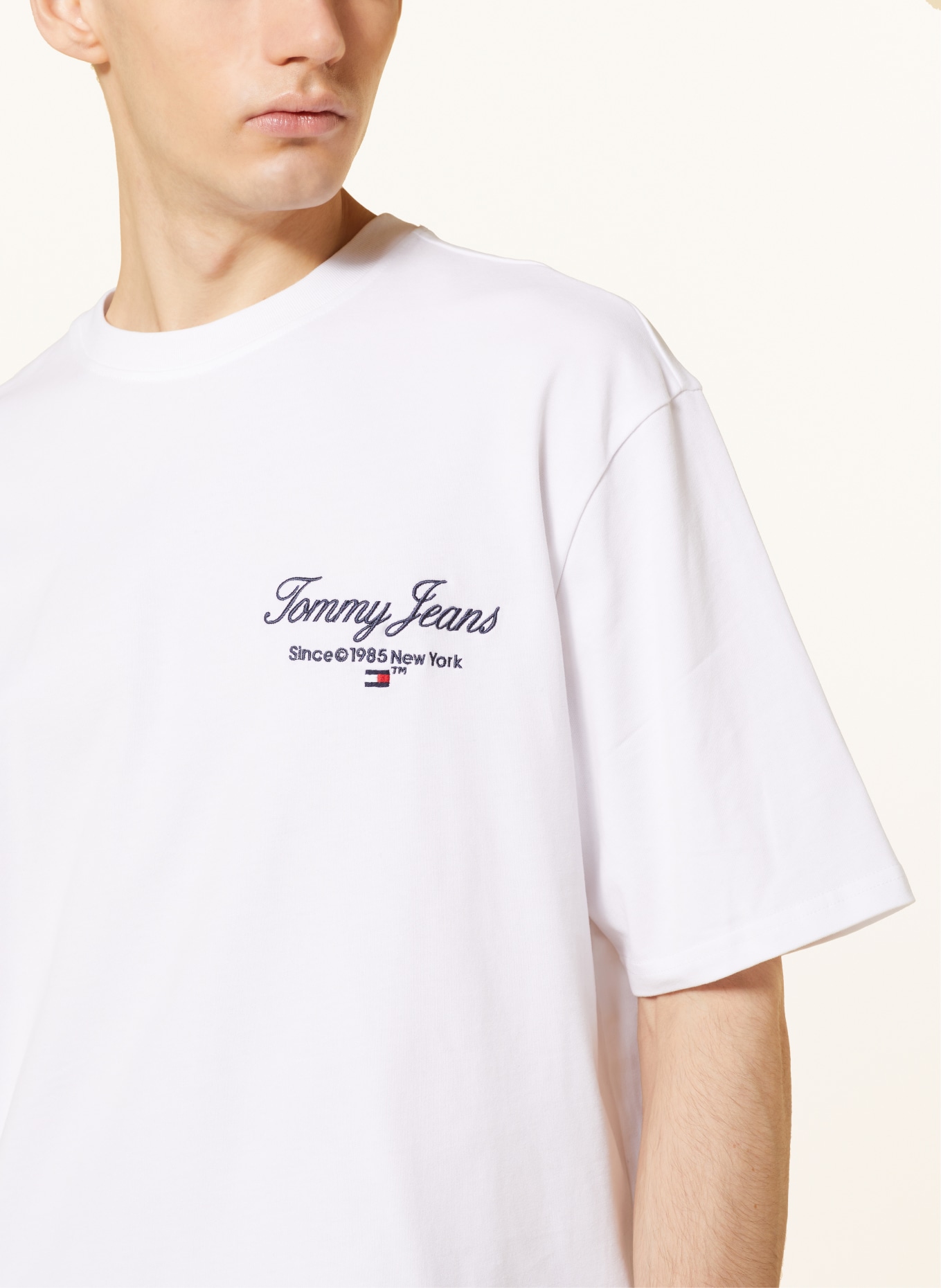 TOMMY JEANS T-shirt, Color: WHITE/ BLUE (Image 4)