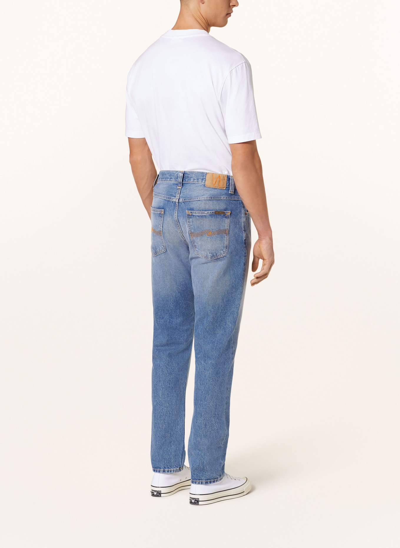 Nudie Jeans Jeansy STEADY EDDIE II extra slim fit, Kolor: ALL DAY BLUES (Obrazek 3)
