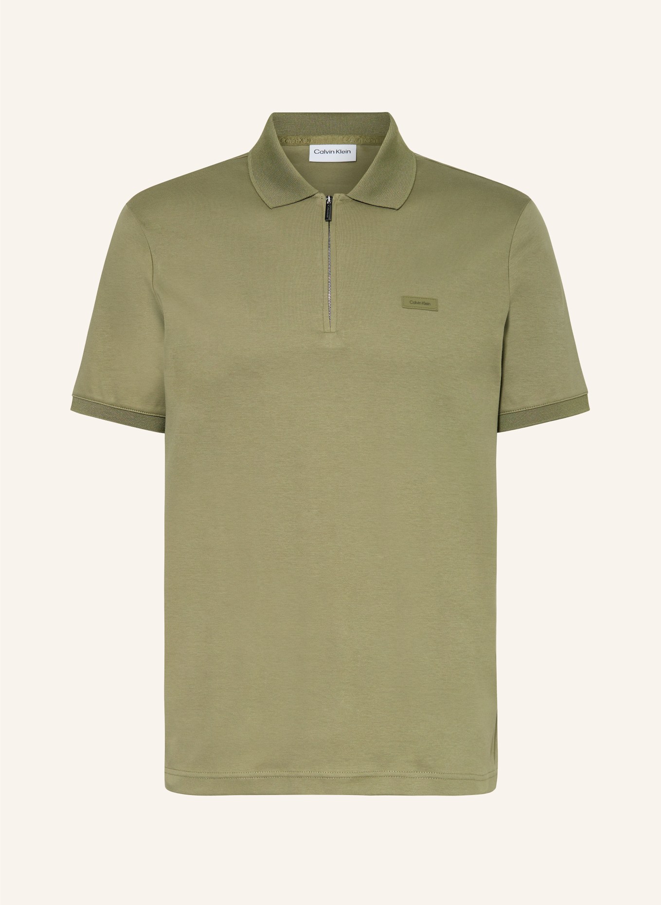 Calvin Klein Jersey polo shirt, Color: KHAKI (Image 1)