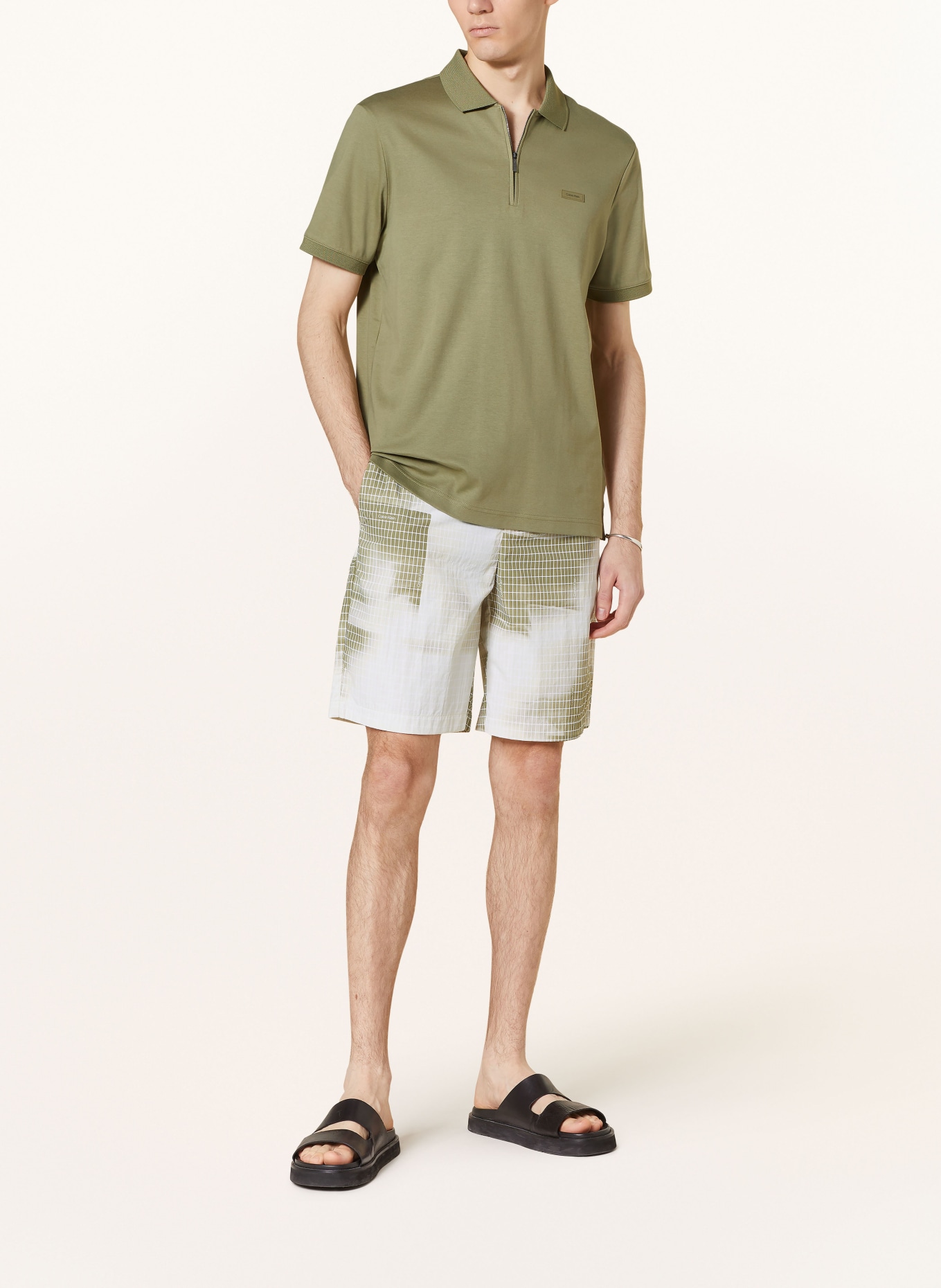 Calvin Klein Jersey polo shirt, Color: KHAKI (Image 2)