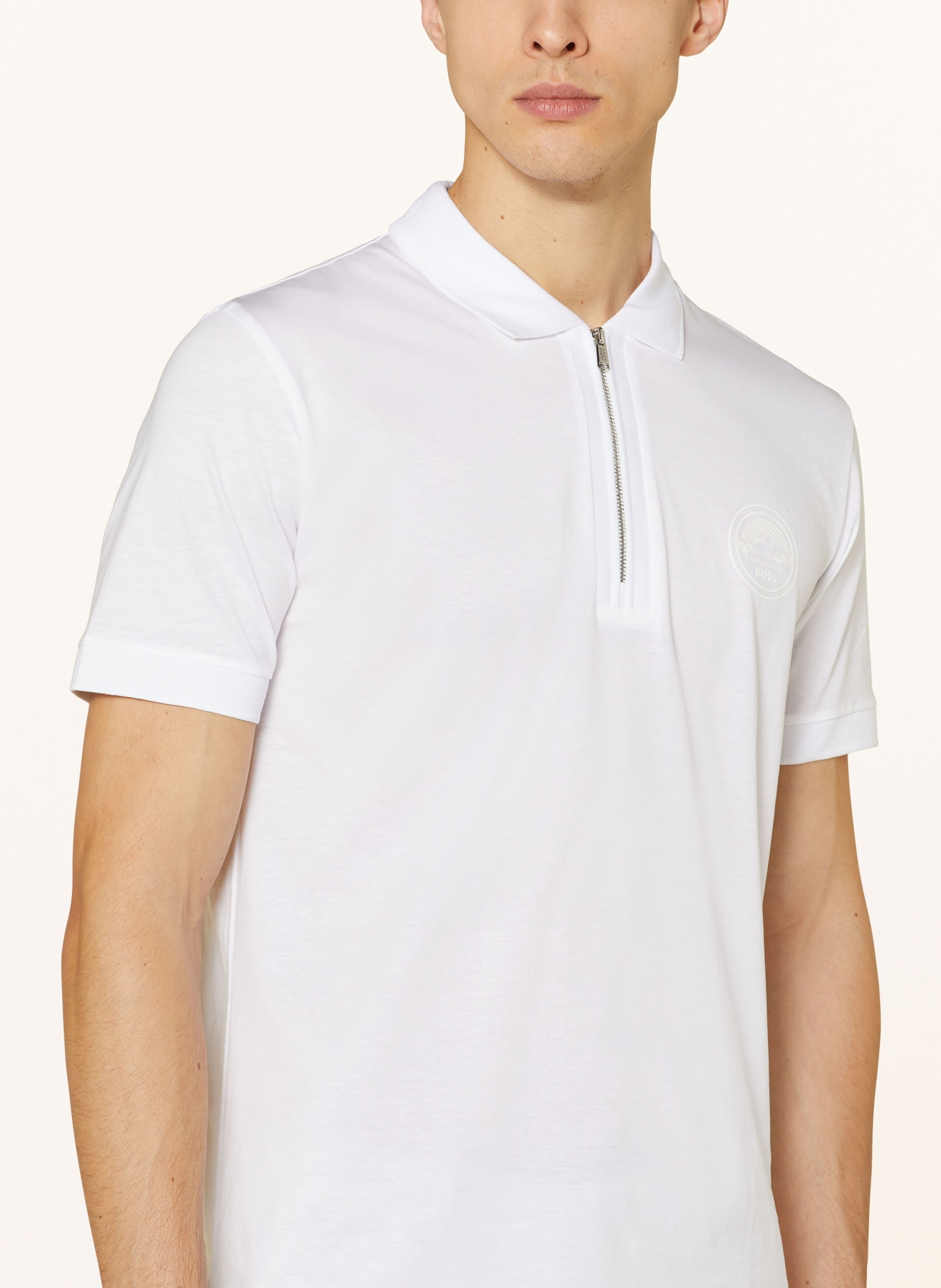 BOSS Jersey-Poloshirt PARAS, Farbe: WEISS (Bild 4)