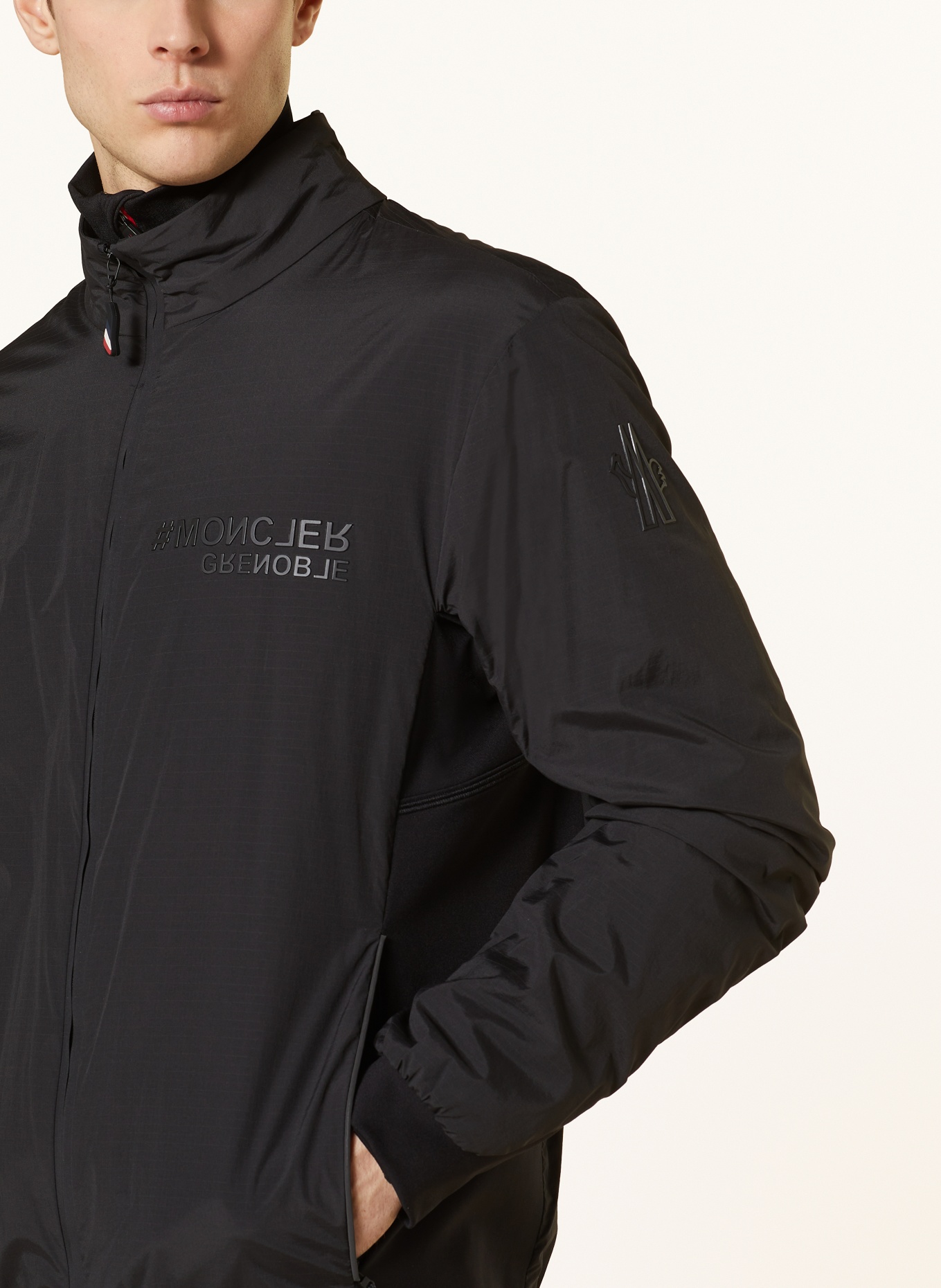 MONCLER GRENOBLE Hybrid jacket DORON, Color: BLACK (Image 4)