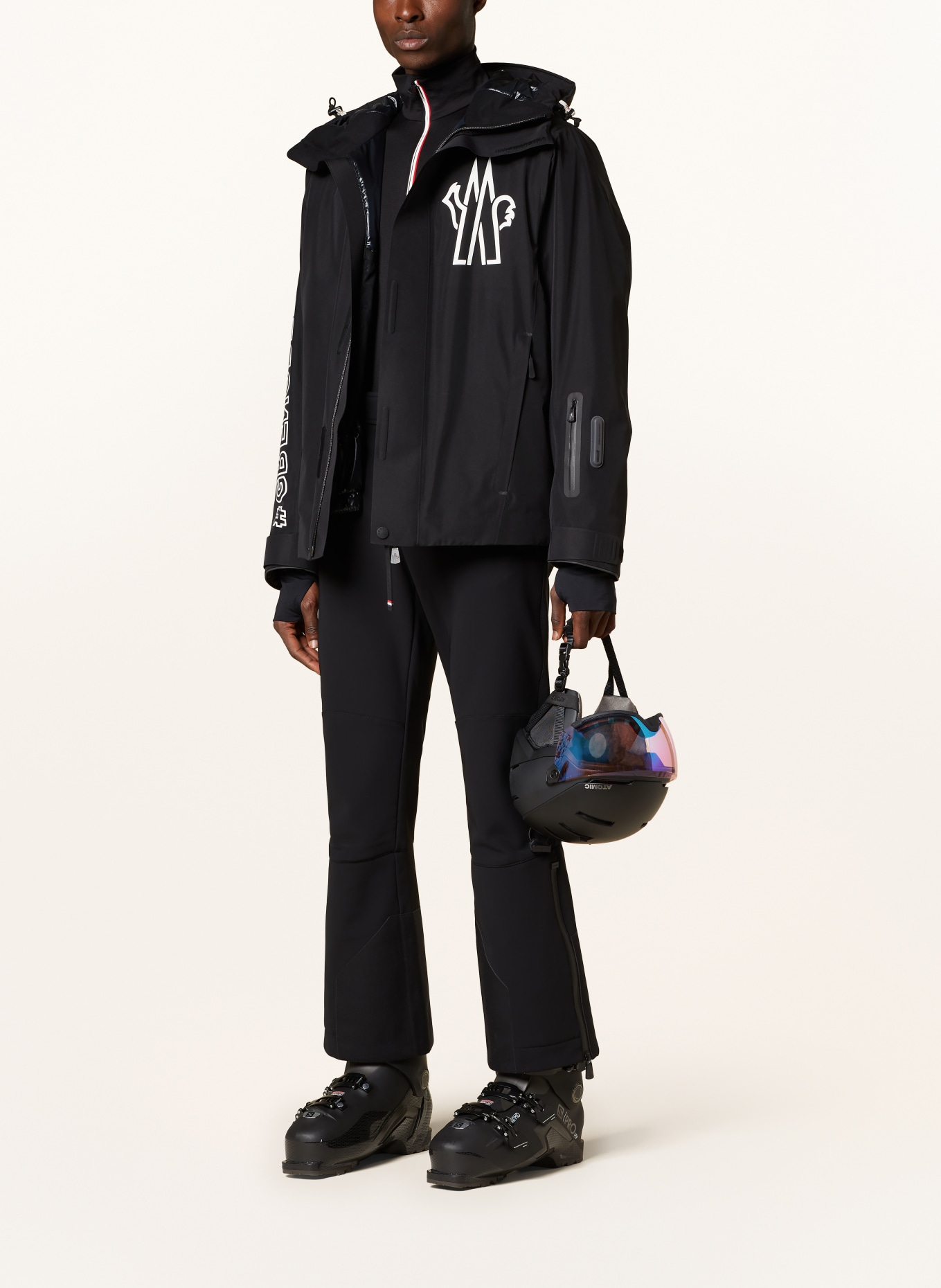 MONCLER GRENOBLE Ski jacket MORIOND, Color: BLACK (Image 2)