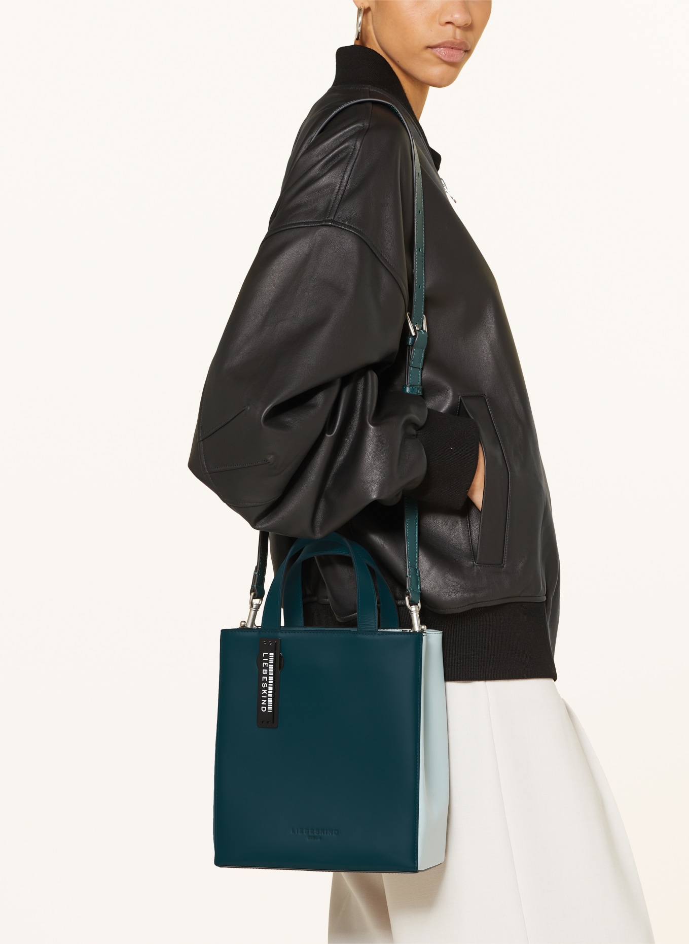 LIEBESKIND Crossbody bag CARTER SMALL, Color: LIGHT BLUE/ TEAL (Image 4)