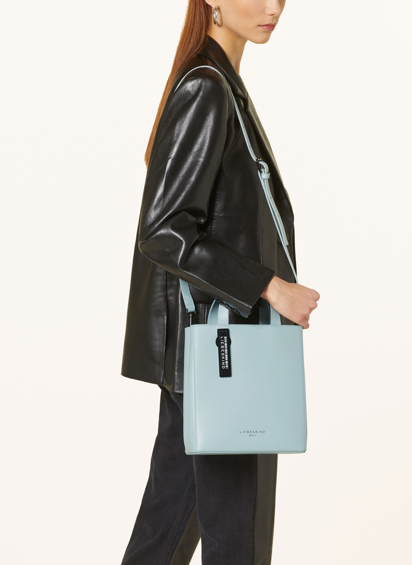 LIEBESKIND Handbag PAPER BAG S, Color: LIGHT BLUE (Image 4)