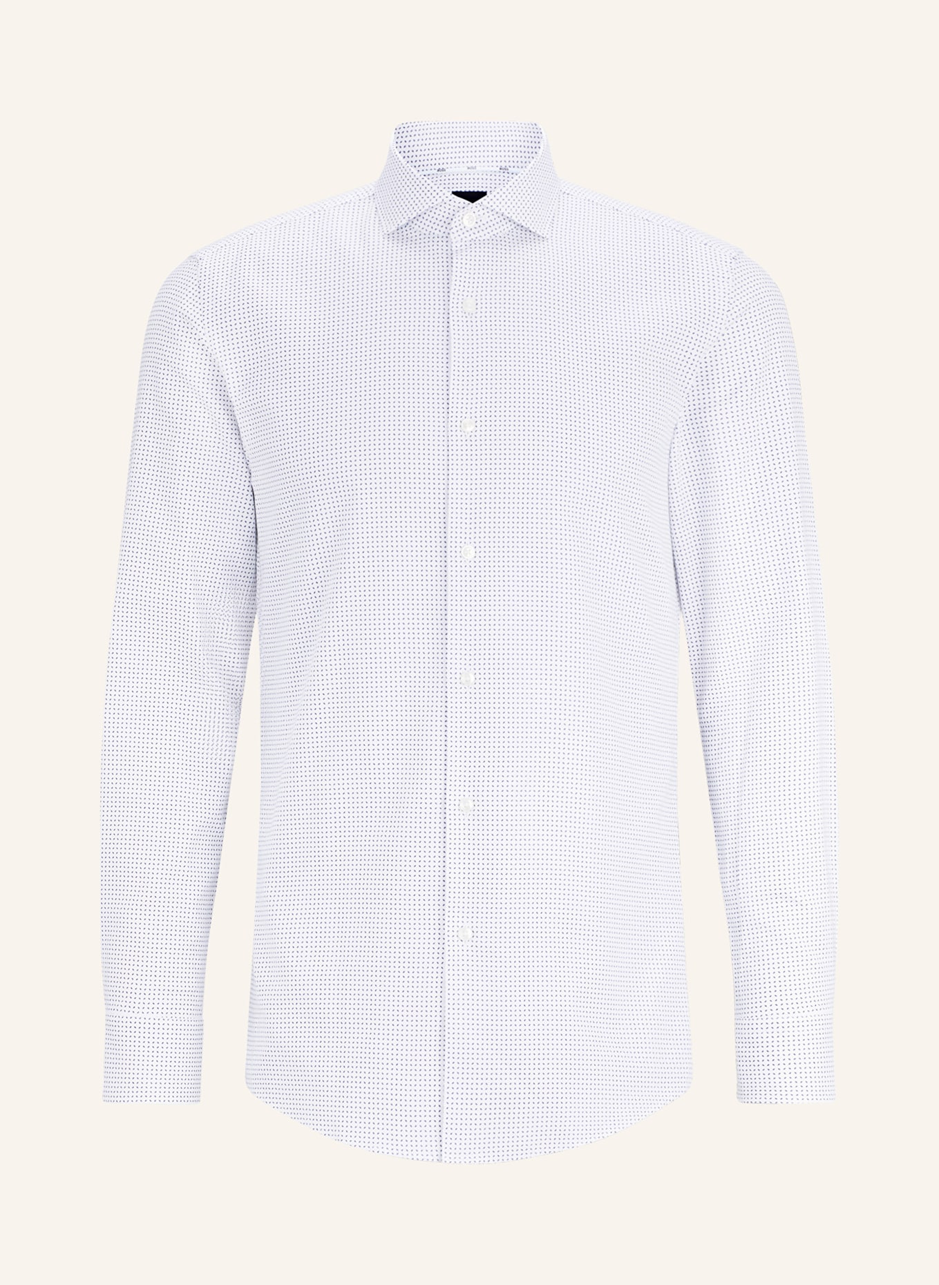 BOSS Shirt HANK slim fit, Color: WHITE/ BLUE (Image 1)
