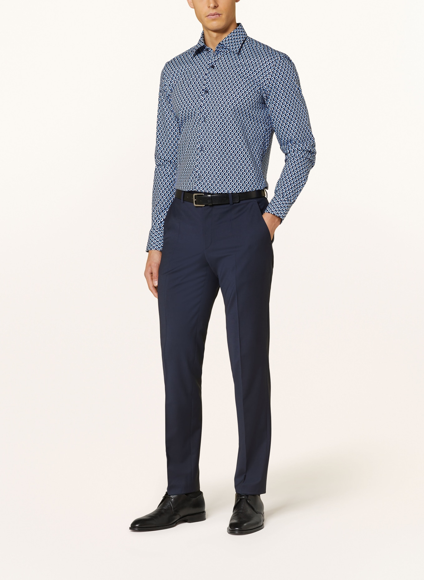 BOSS Hemd HANK Slim Fit, Farbe: BLAU/ DUNKELBLAU (Bild 2)