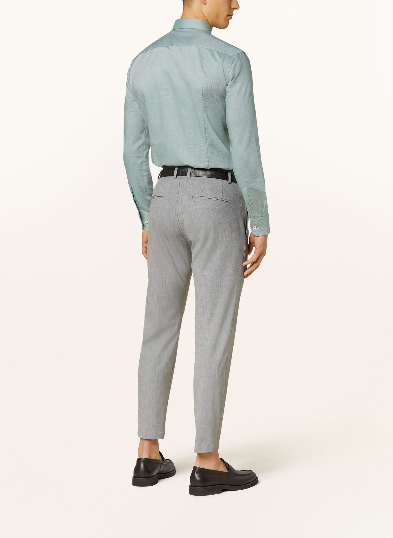 BOSS Shirt HANK slim fit, Color: GREEN (Image 3)