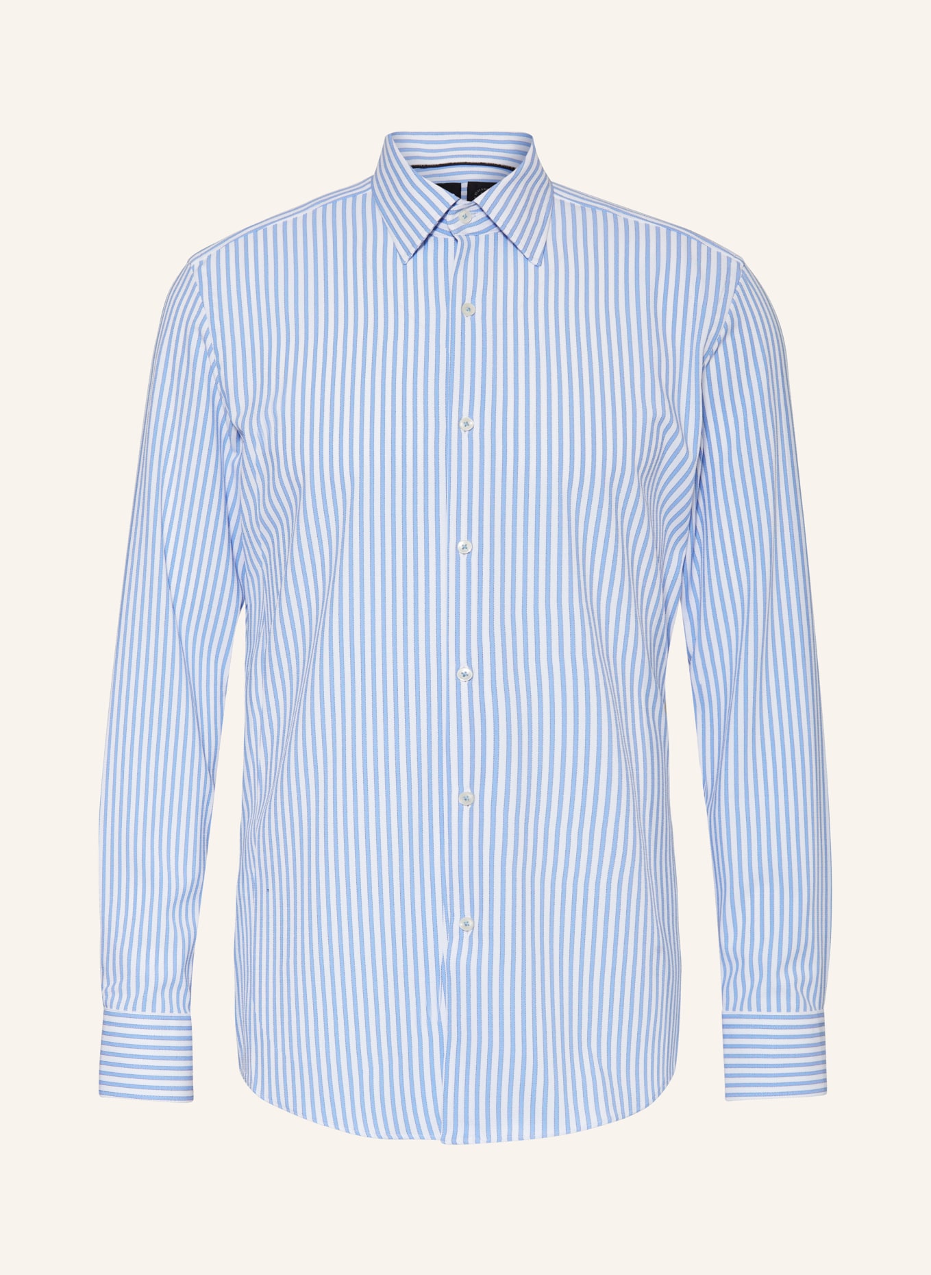 BOSS Shirt HANK slim fit, Color: LIGHT BLUE/ WHITE (Image 1)