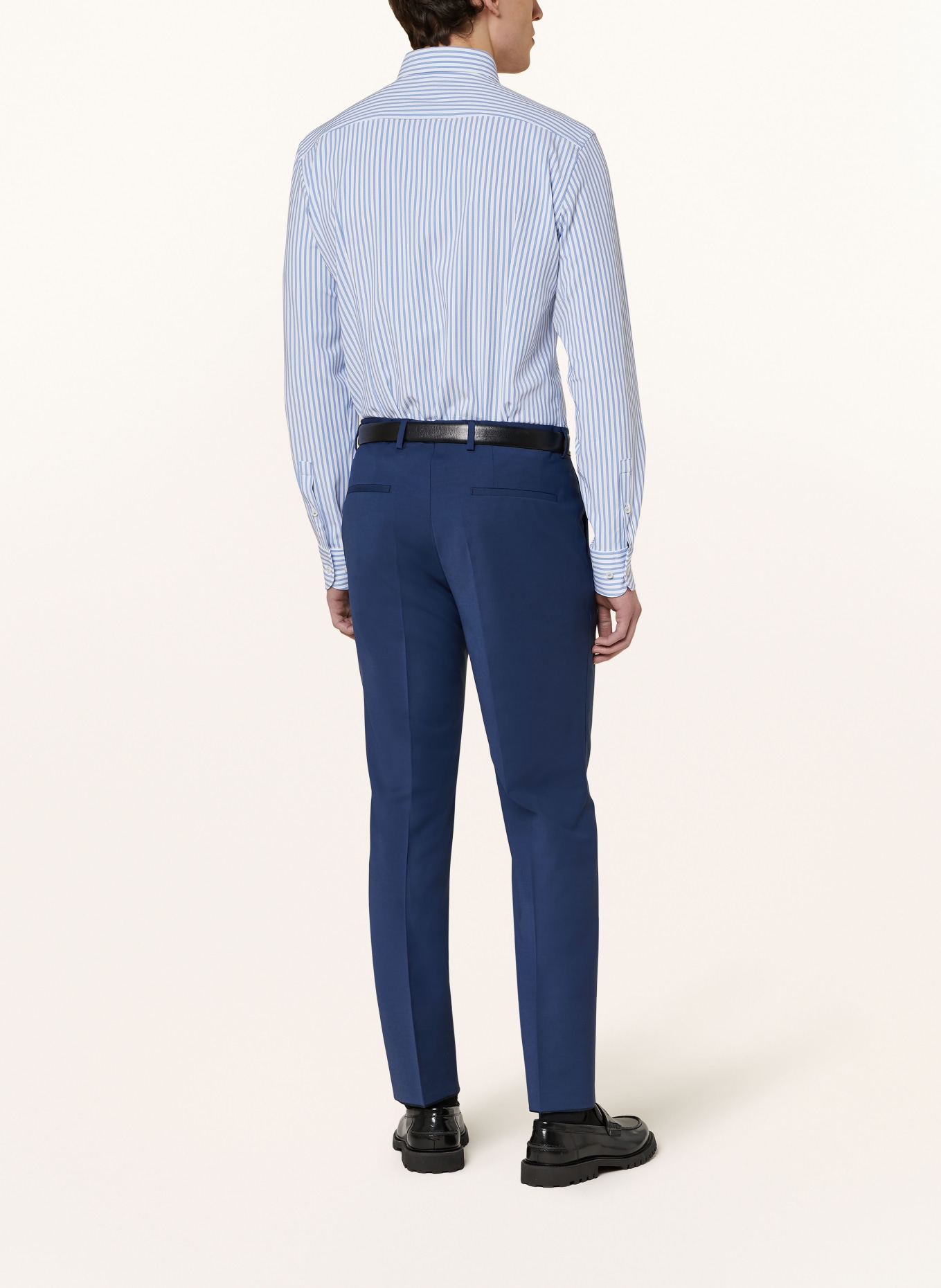 BOSS Shirt HANK slim fit, Color: LIGHT BLUE/ WHITE (Image 3)