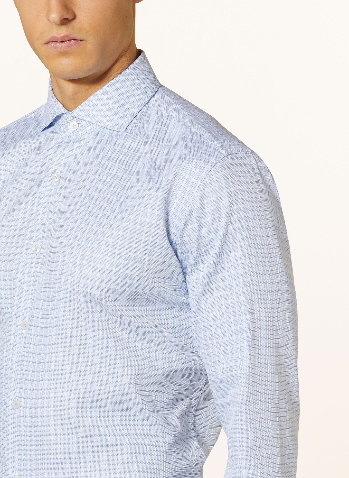 BOSS Shirt JOE Regular Fit, Color: LIGHT BLUE/ WHITE (Image 4)