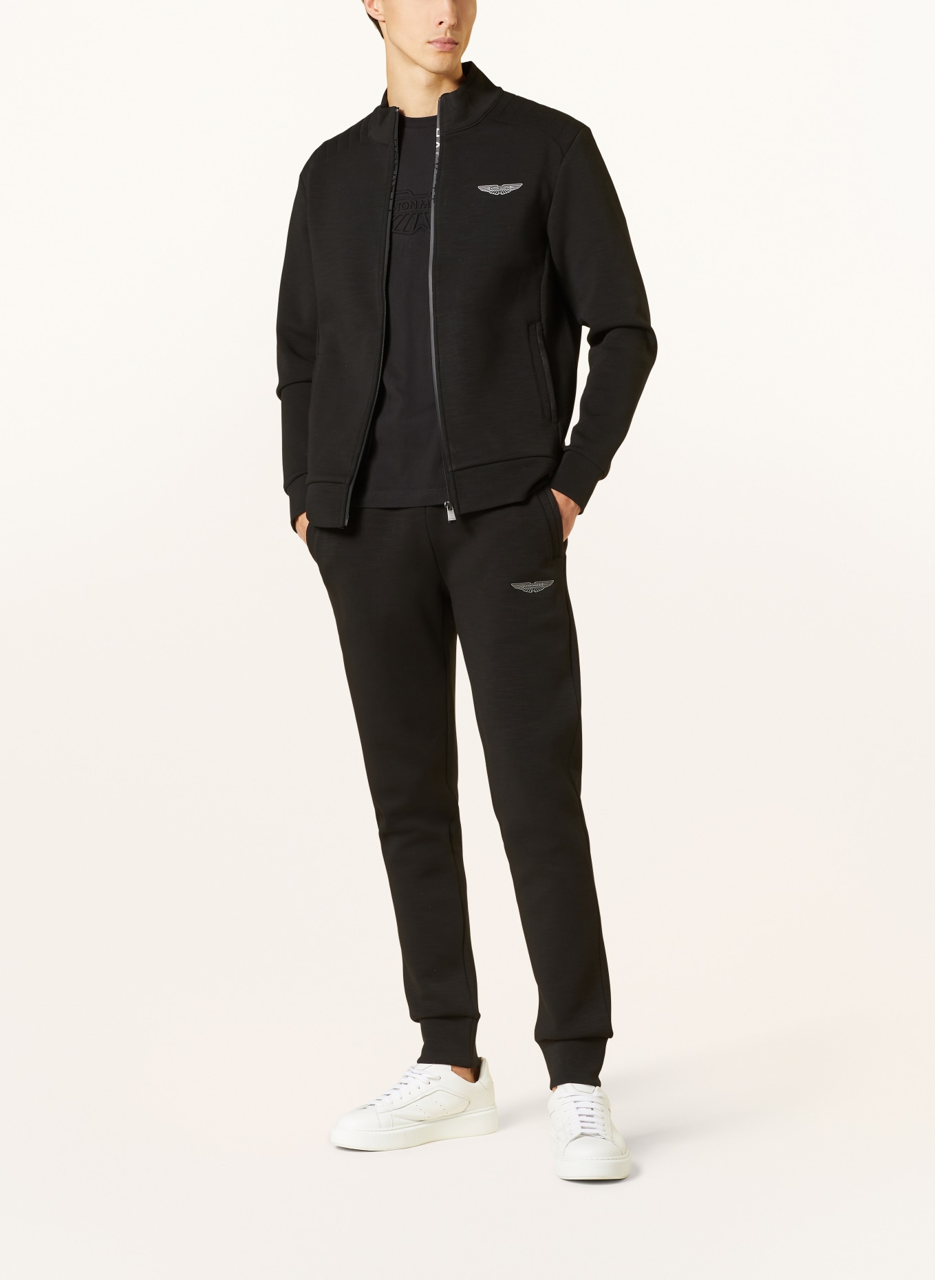 HACKETT LONDON Sweat jacket AMR, Color: BLACK (Image 2)