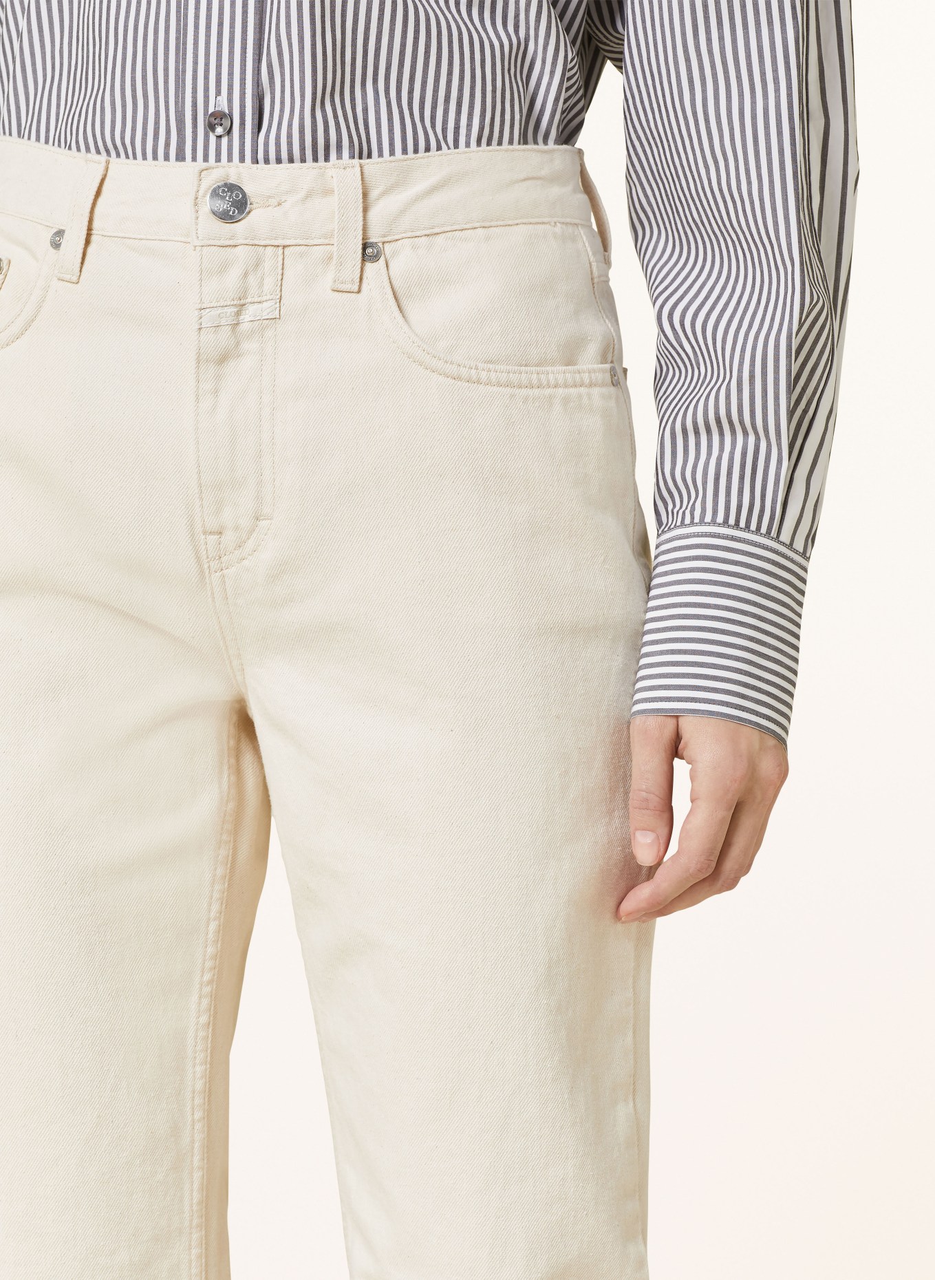 CLOSED Straight Jeans ROAN, Farbe: ECRU (Bild 5)